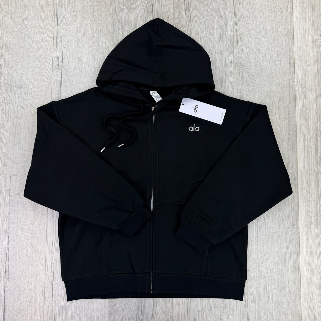 Alo Men’s Black Full Zip Hoodie