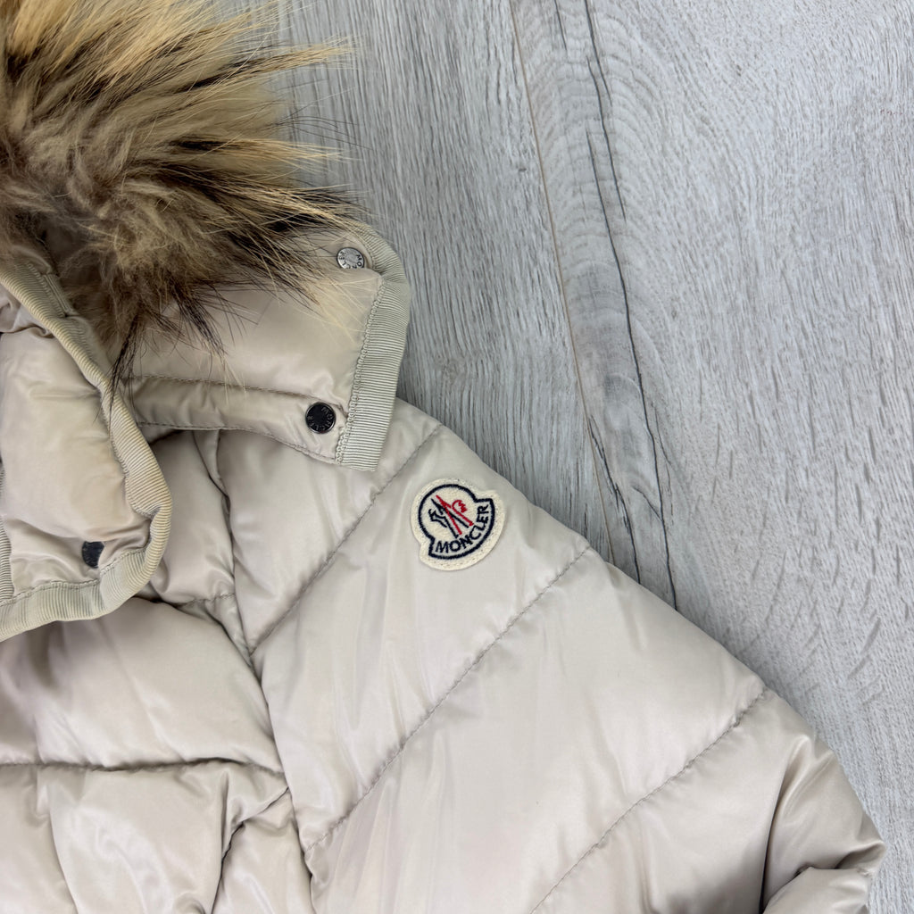 Moncler Women’s Cream / Beige BadyF Down Jacket - Size 3 (Medium)