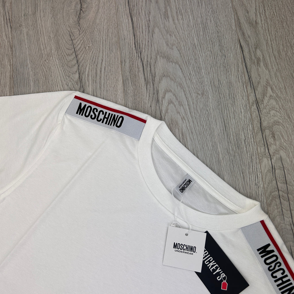 Moschino Men’s White short sleeve T-shirt