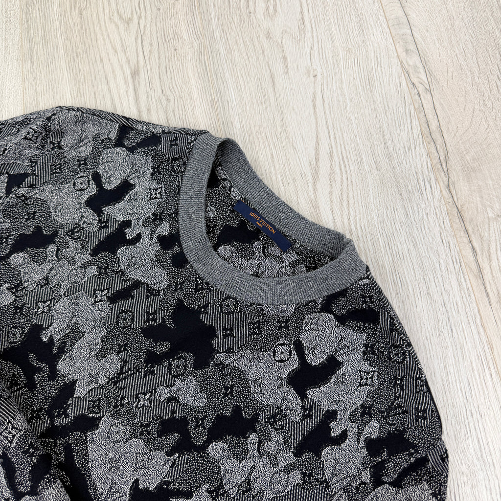 Louis Vuitton Men's Camo Jacquard T-shirt