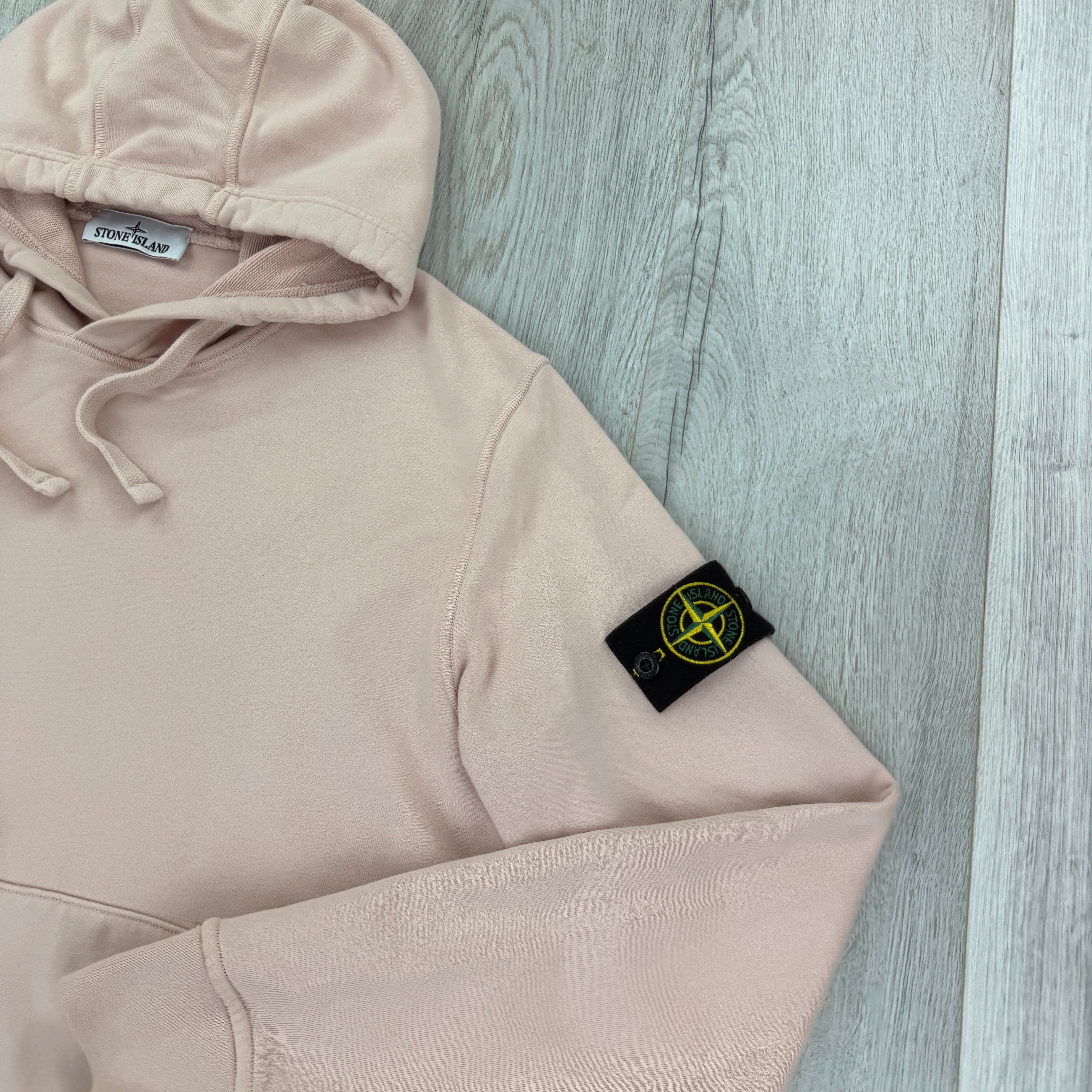 Stone Island Men’s Salmon Pullover Hoodie - Large