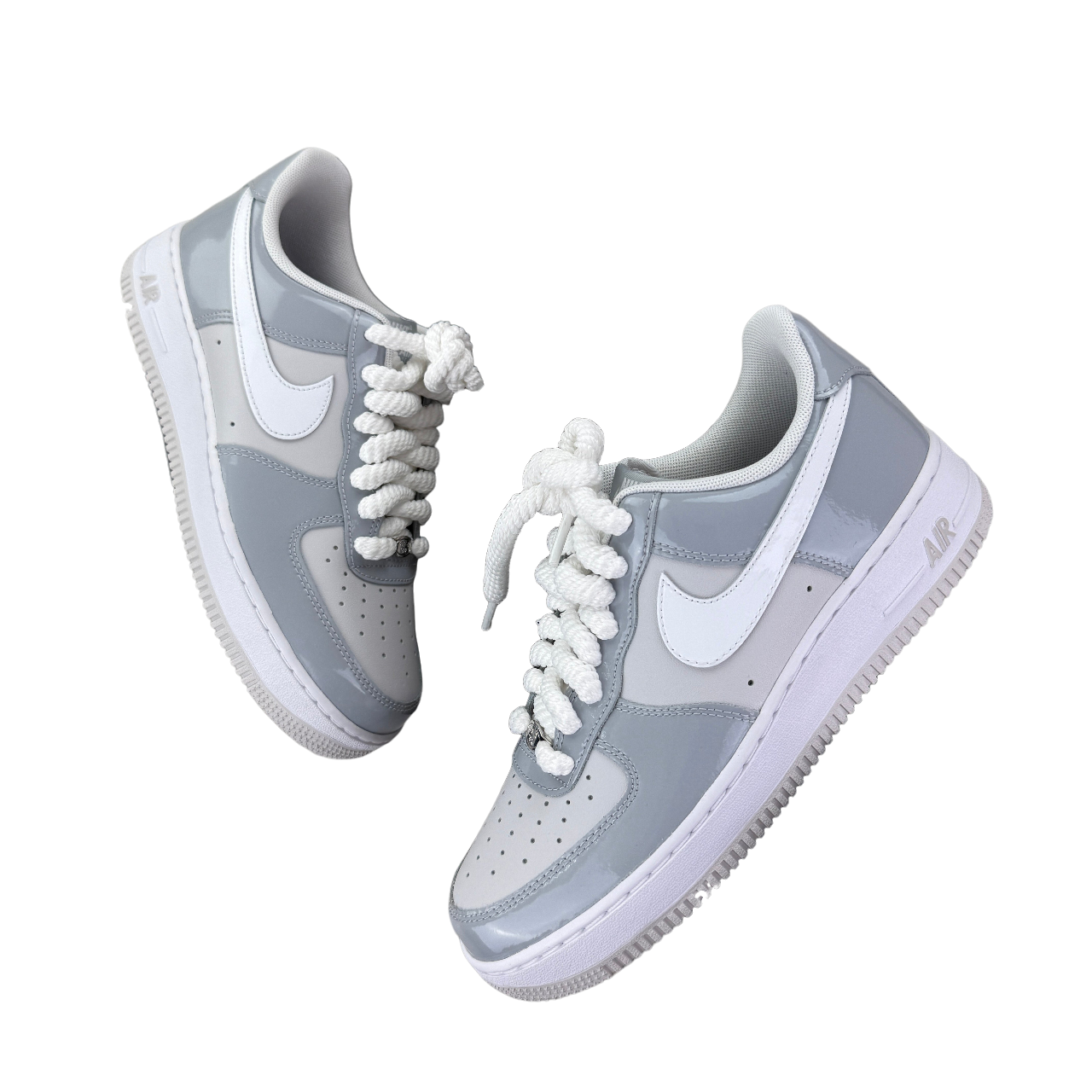 Nike Men’s Air Force 1 ‘07 LV8 Wolf Grey Trainers - Uk 7
