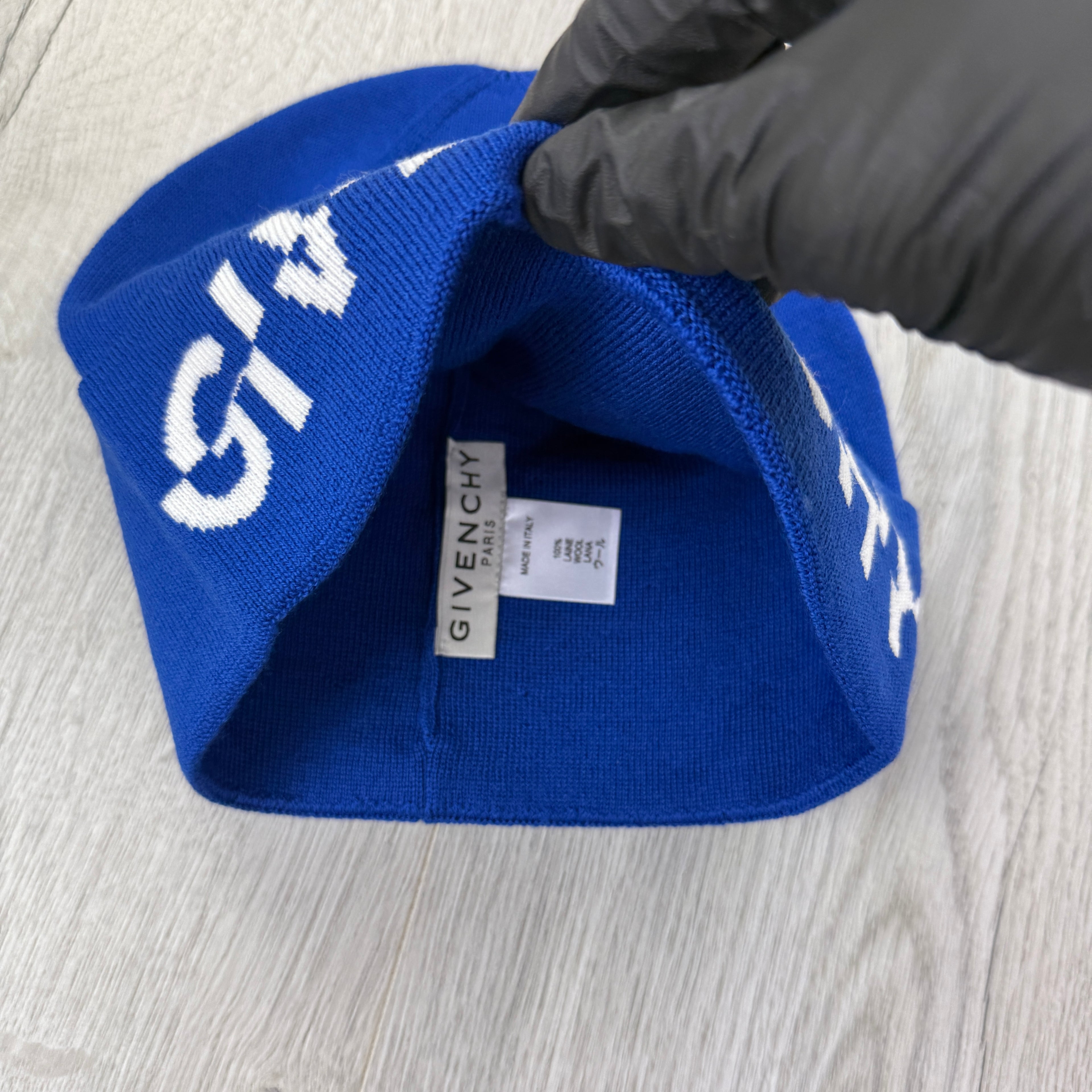Givenchy Men’s Royal Blue Wool Beanie