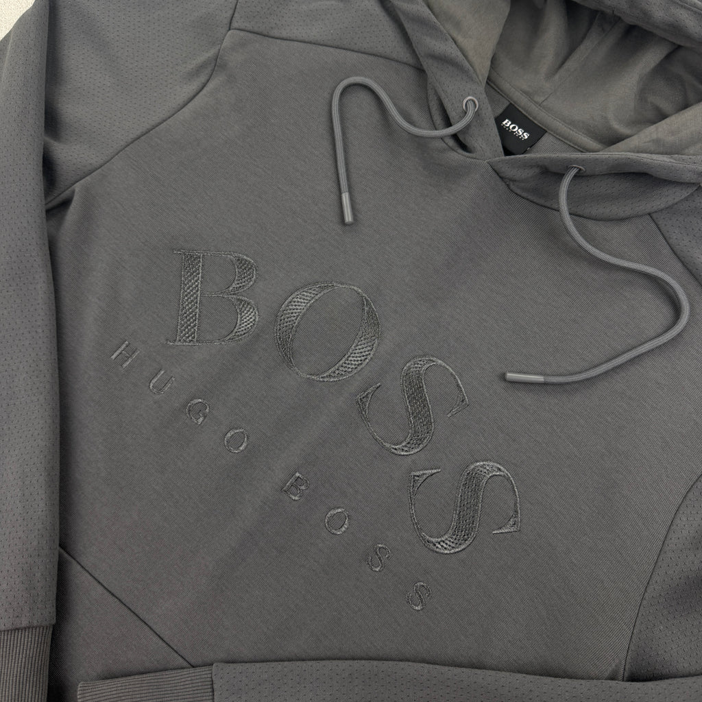 Hugo Boss Men’s Grey Hoodie - Medium
