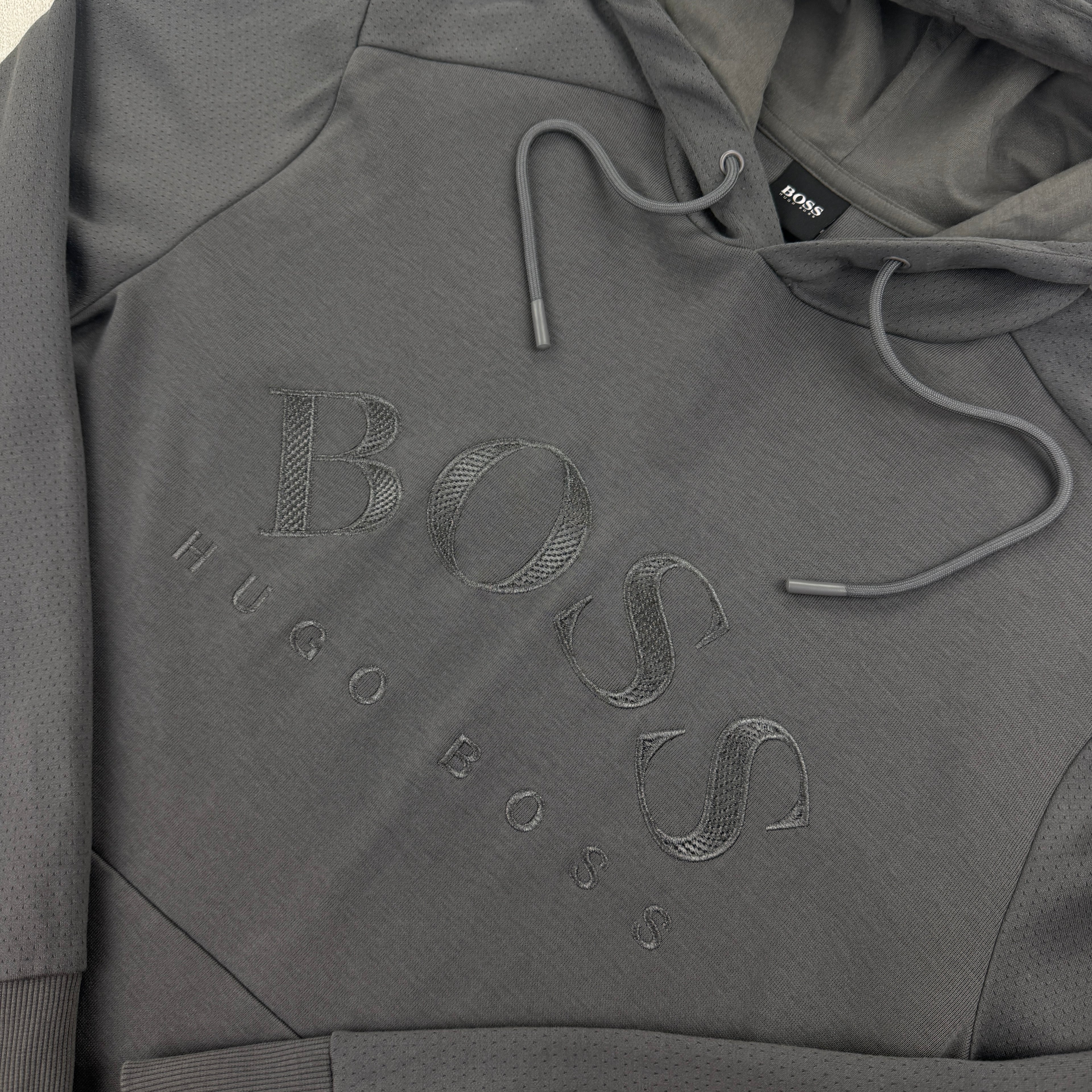 Hugo Boss Men’s Grey Hoodie - Medium