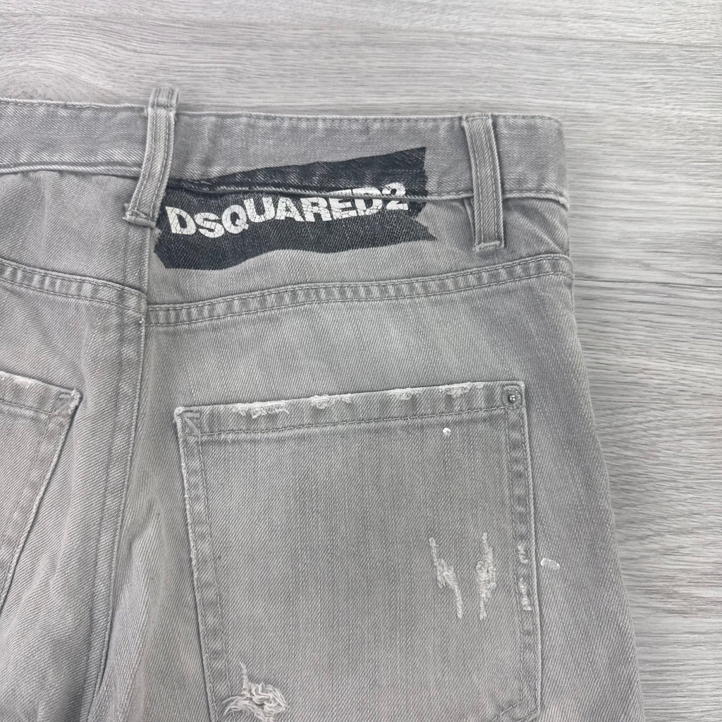 Dsquared2 Men’s Grey Distressed Jeans - 48 (Uk 32)