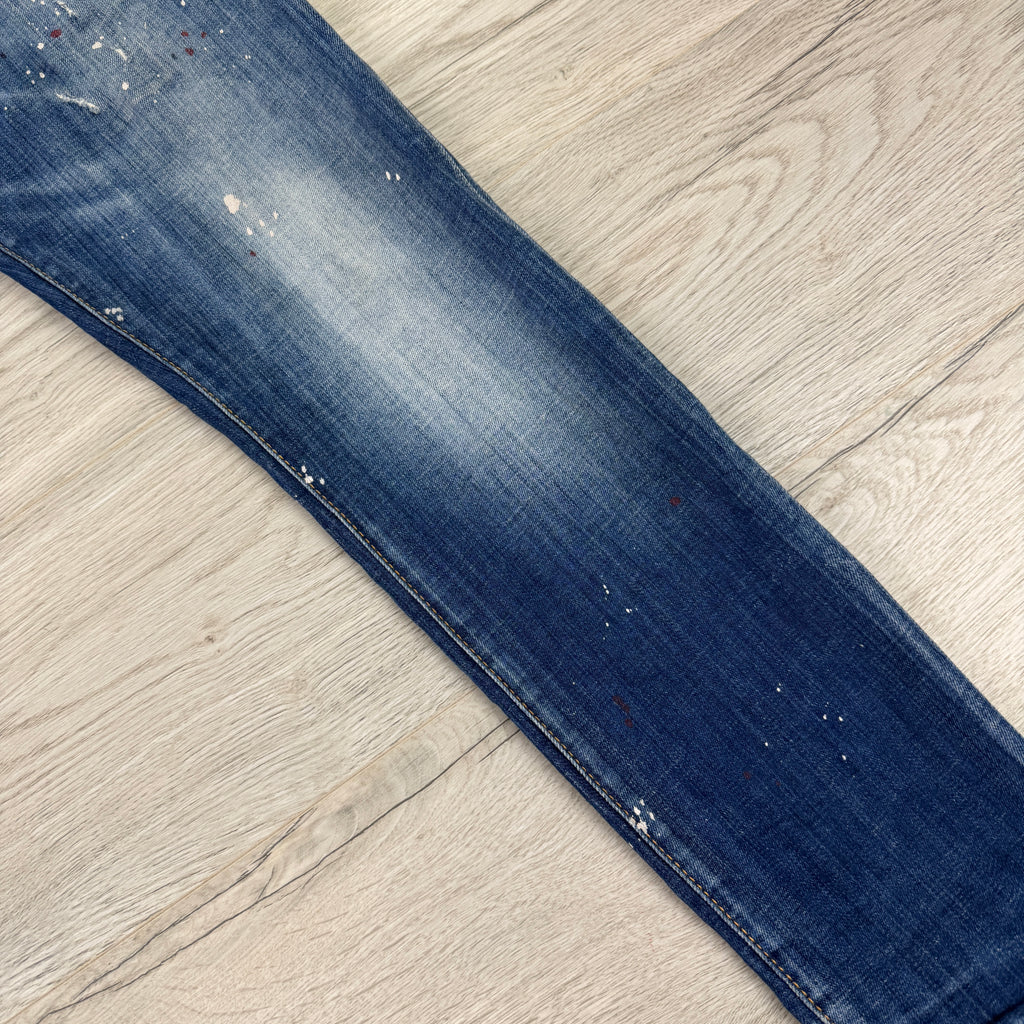 Dsquared2 Men’s Blue Distressed Cool Guy Jeans - 50 (Uk 33)