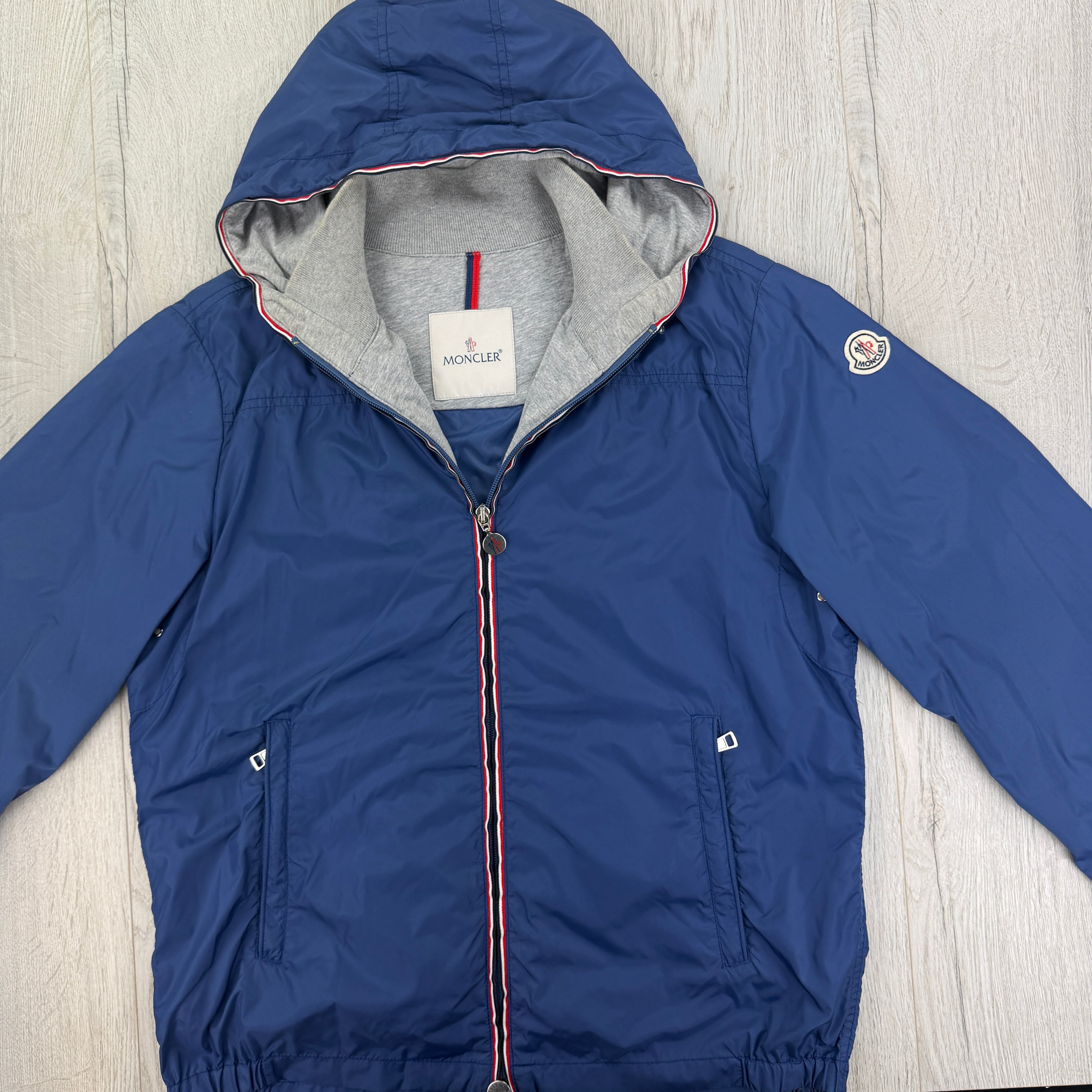 Moncler Urville Giubbotto Men’s Blue Windbreaker Jacket - Size 3