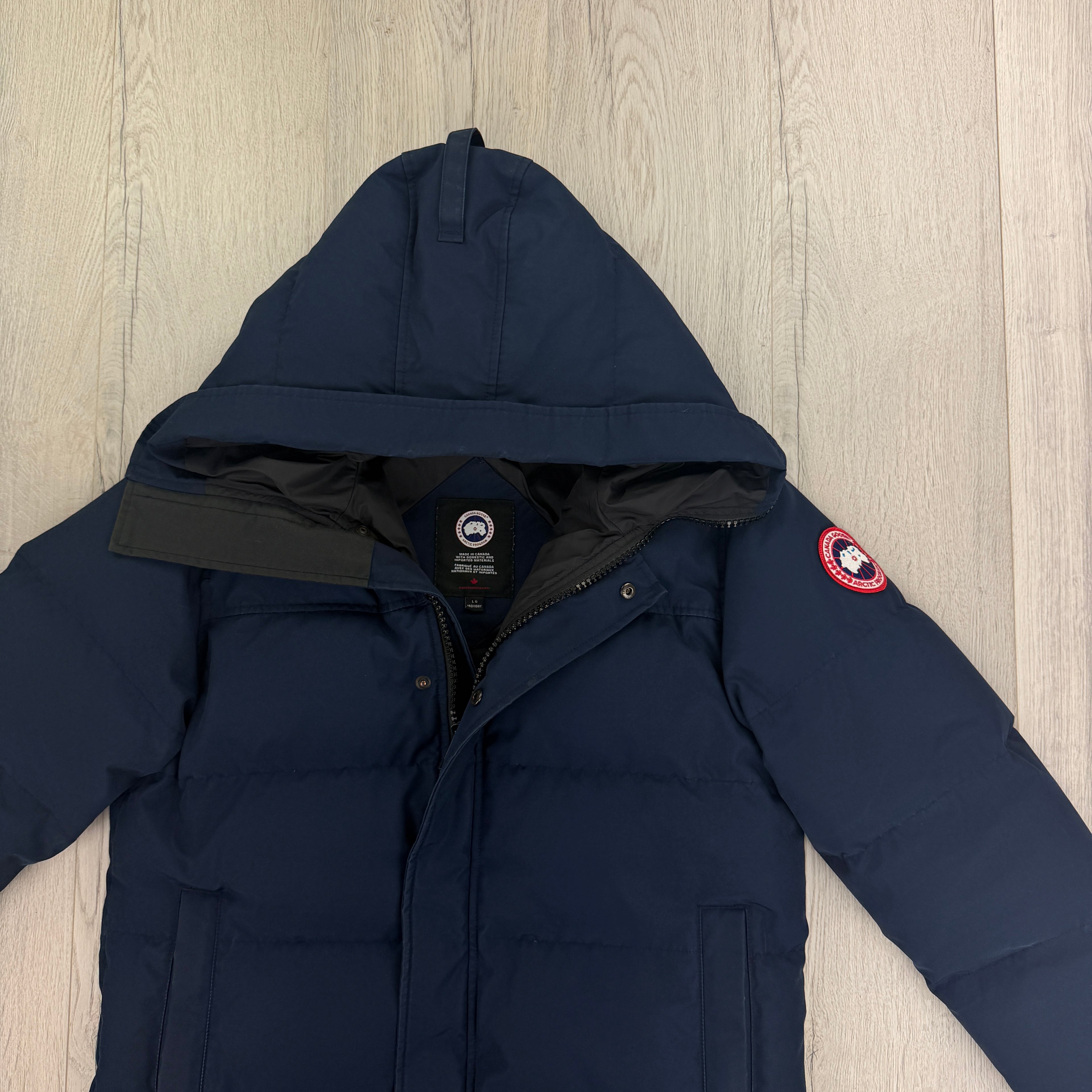 Canada Goose Men’s Navy MacMillan Down Jacket - Large