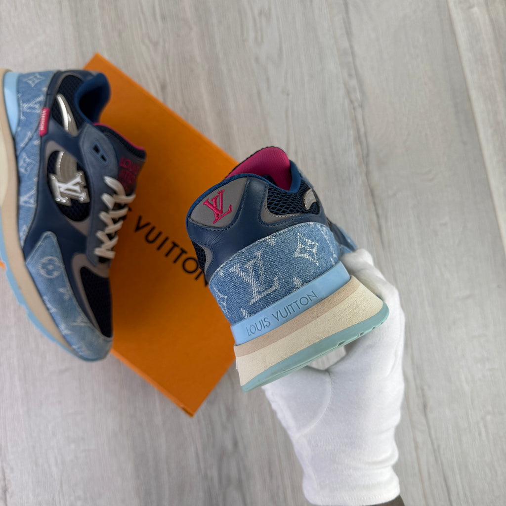 Louis Vuitton Men’s Blue Run Away Trainers - Uk 10 (Fit Uk 10.5)