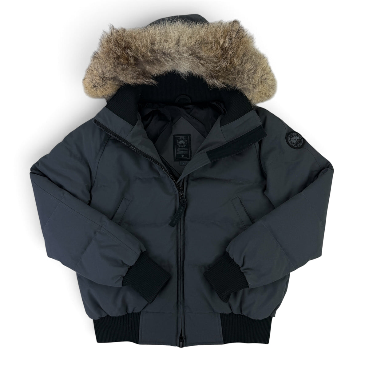 Canada Goose Women’s Graphite Savona Bomber Parker Jacket - Large