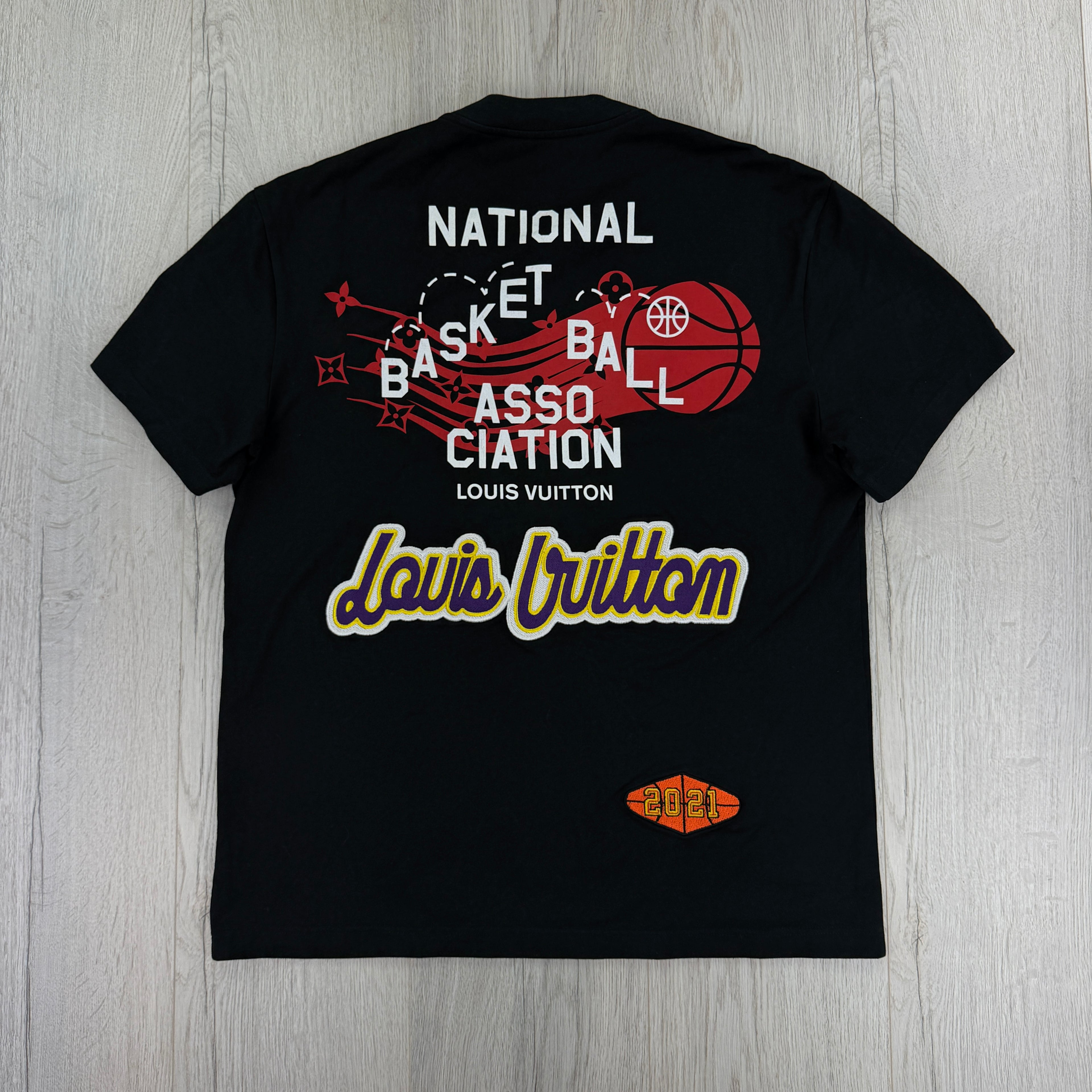 Louis Vuitton x NBA Black T-shirt - Medium