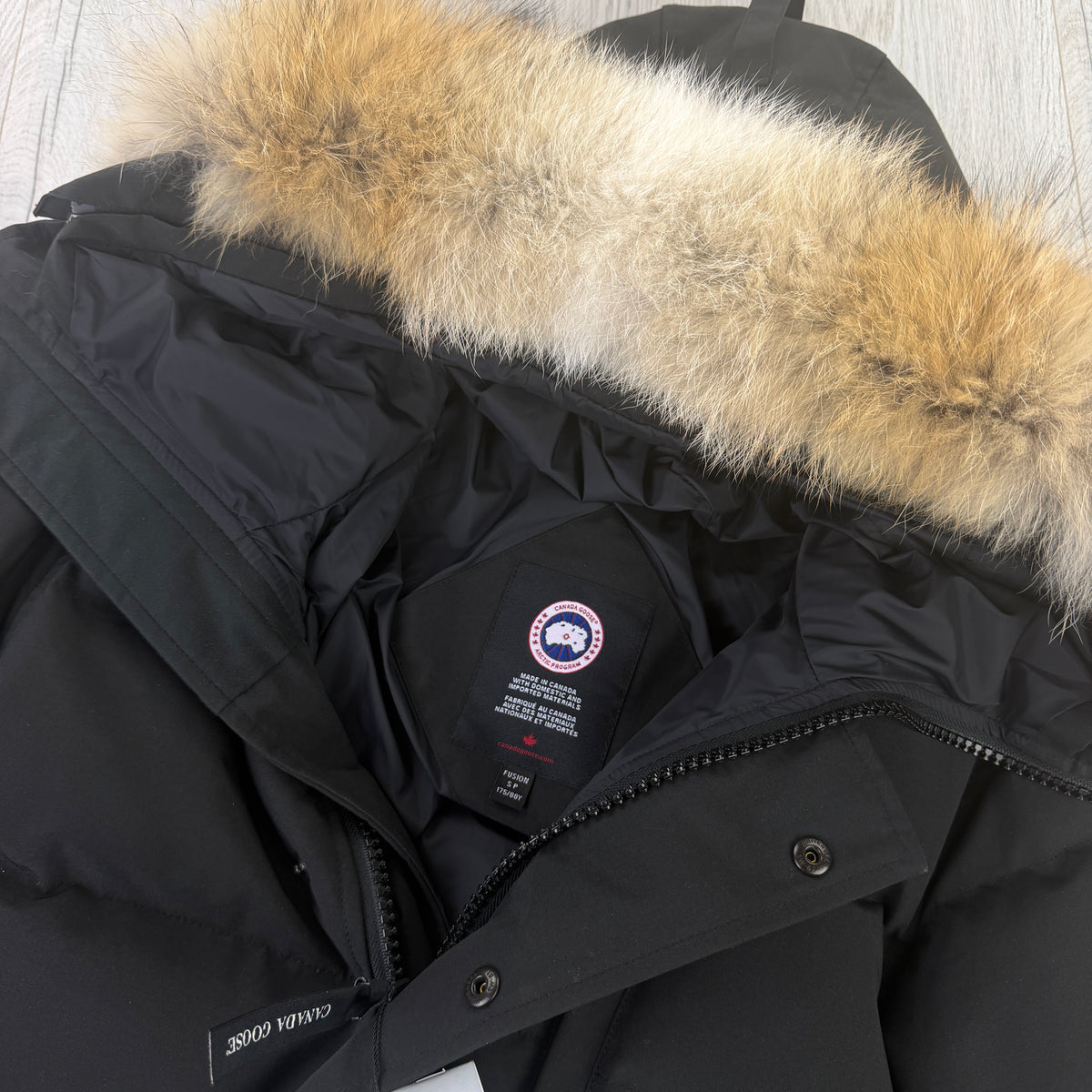 Canada Goose Men’s Black Carson Parker Jacket - Small