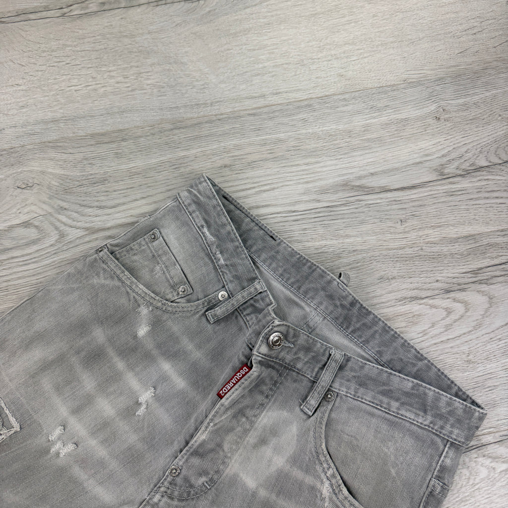 Dsquared2 Men’s Grey Distressed Jeans - 46 (Uk 30)
