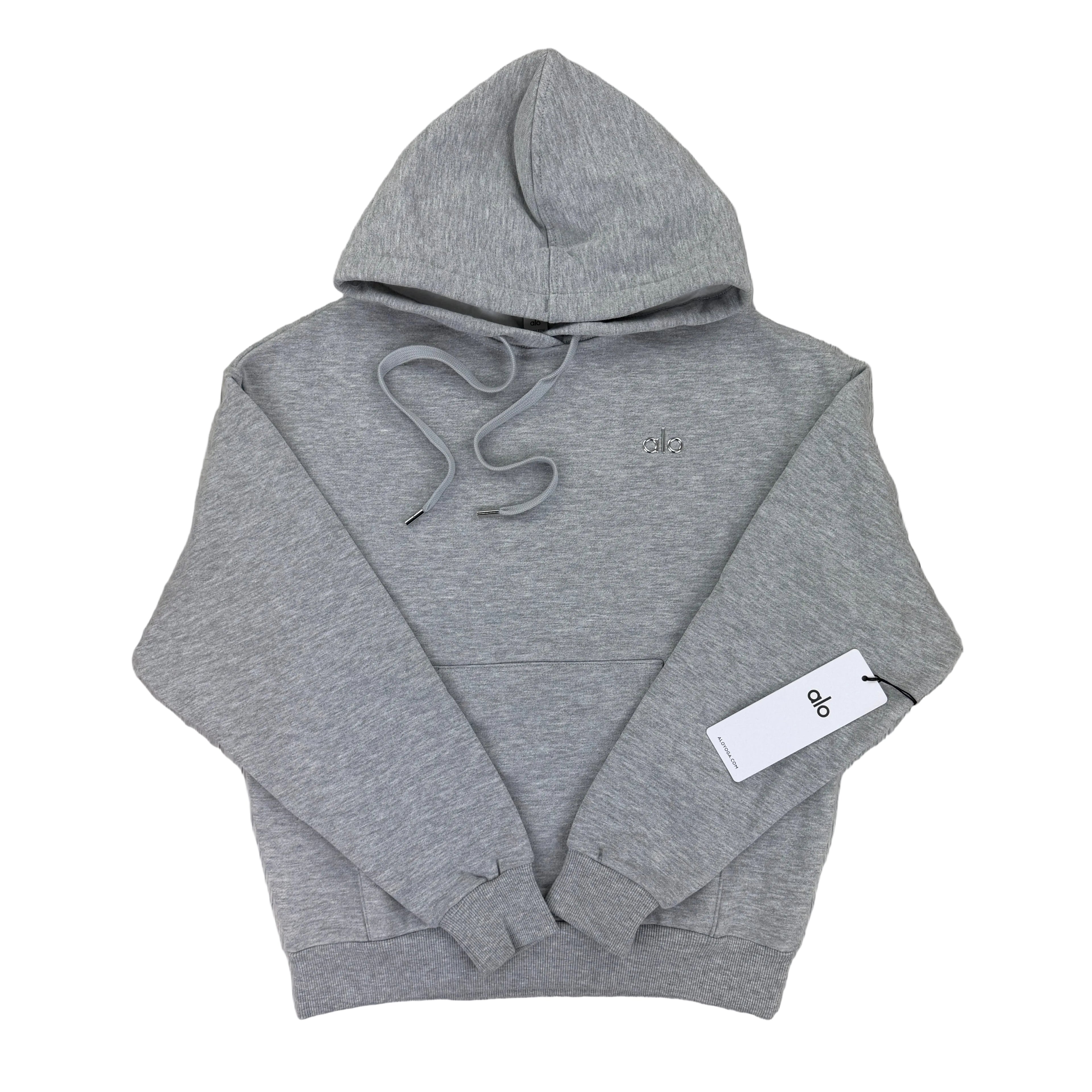 Alo Women’s Grey Pullover Hoodie
