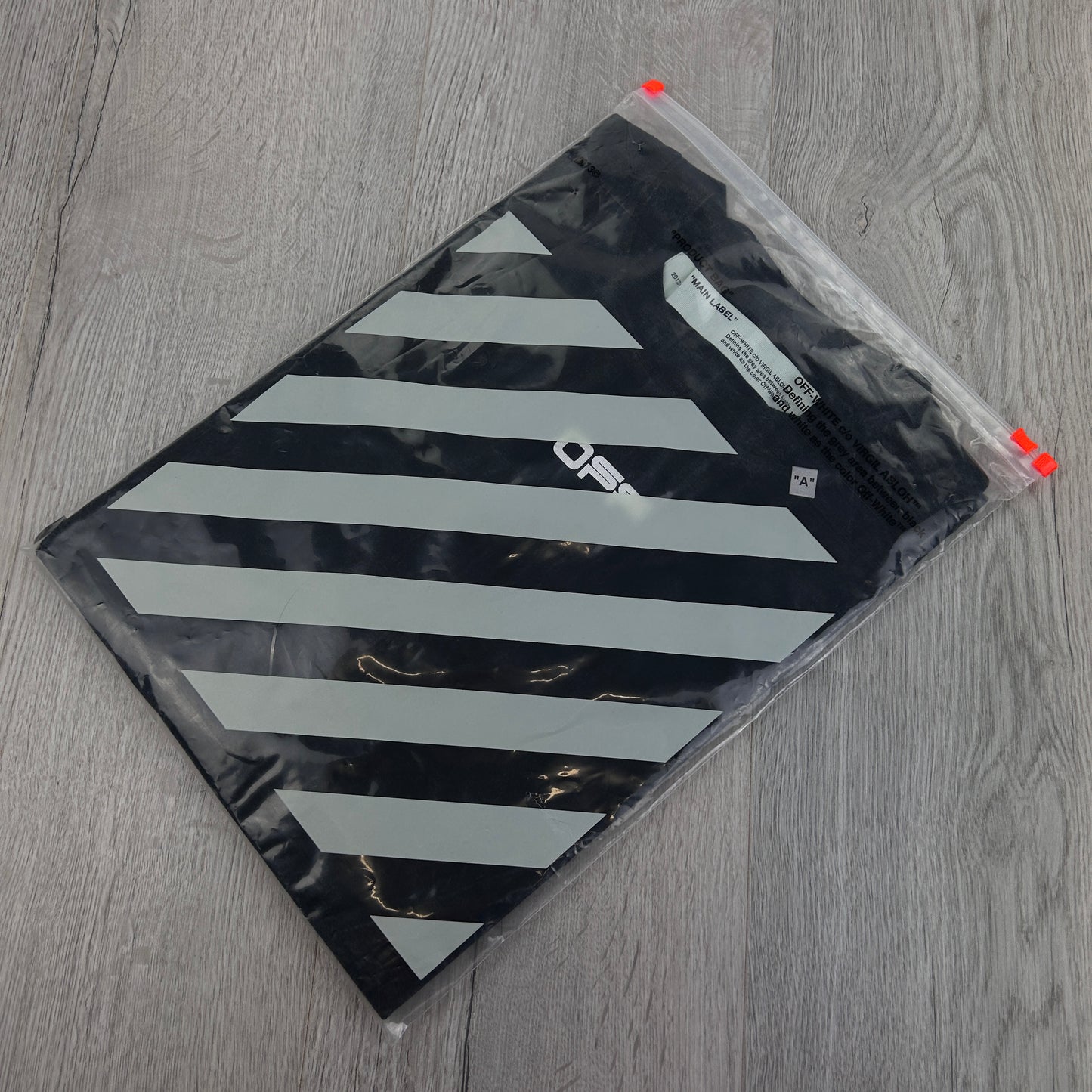 Off White Men’s Black Oversized T-shirt
