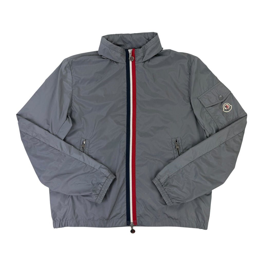 Moncler Keralle Men’s Grey Zip-up Windbreaker Jacket - Size 5