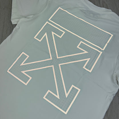Off White Men’s Athleisure White Reflective T-shirt
