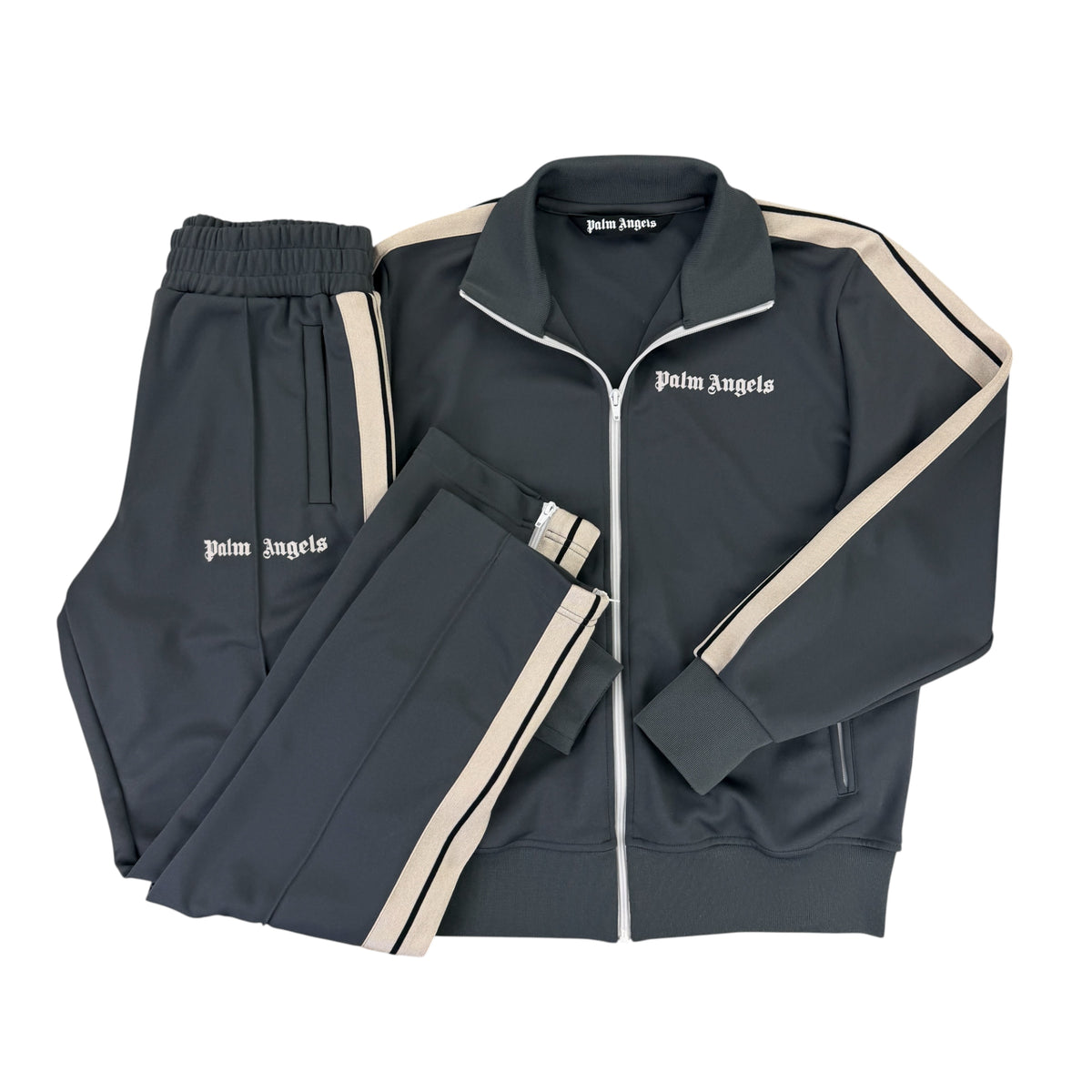 Palm Angels Men’s Grey Full Tracksuit - Large