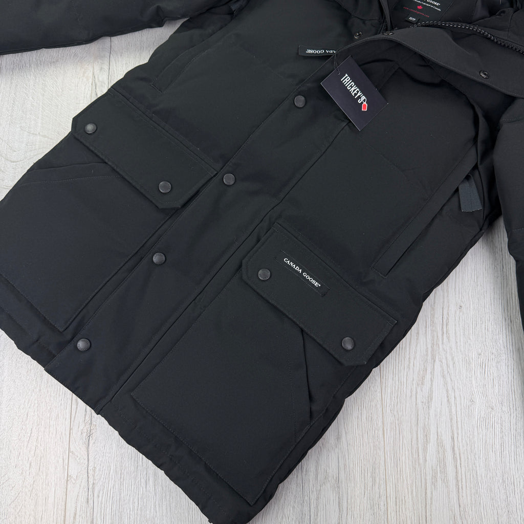 Canada Goose Men’s Black Emory Parker Jacket - Small