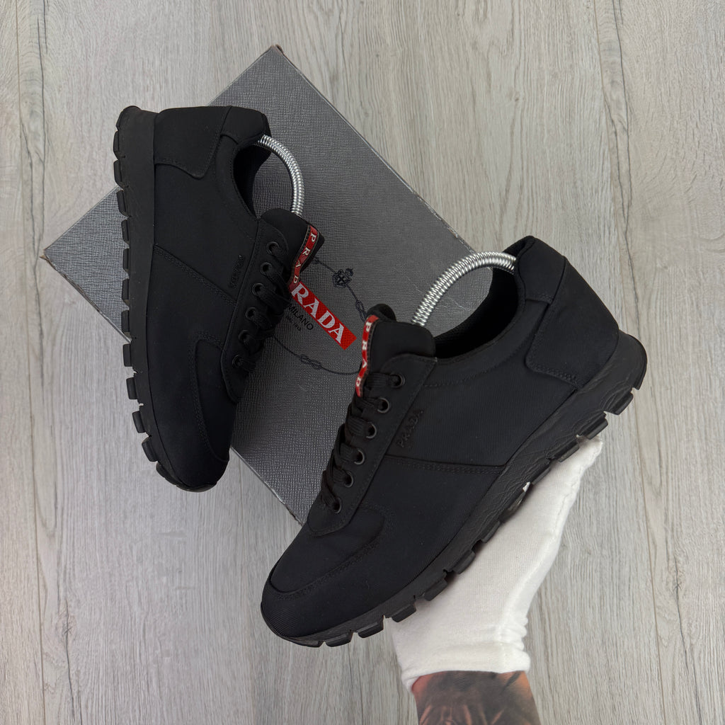 Prada Men’s Black Trainers - Uk 7