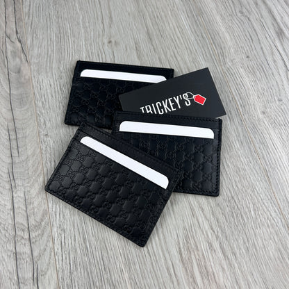 Gucci GG Interlocking Black Card Holder