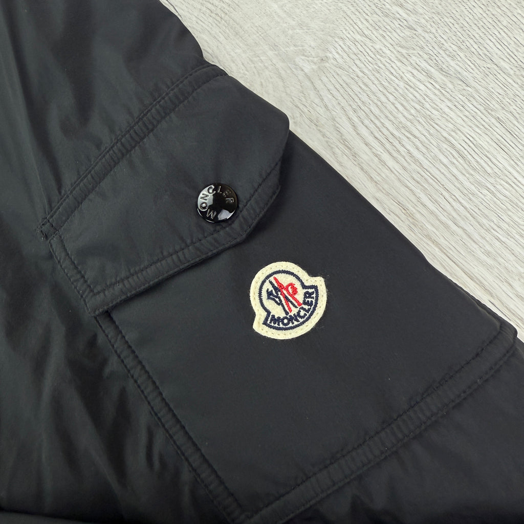 Moncler Men’s Monteynard Black Zip-up Jacket - Size 3