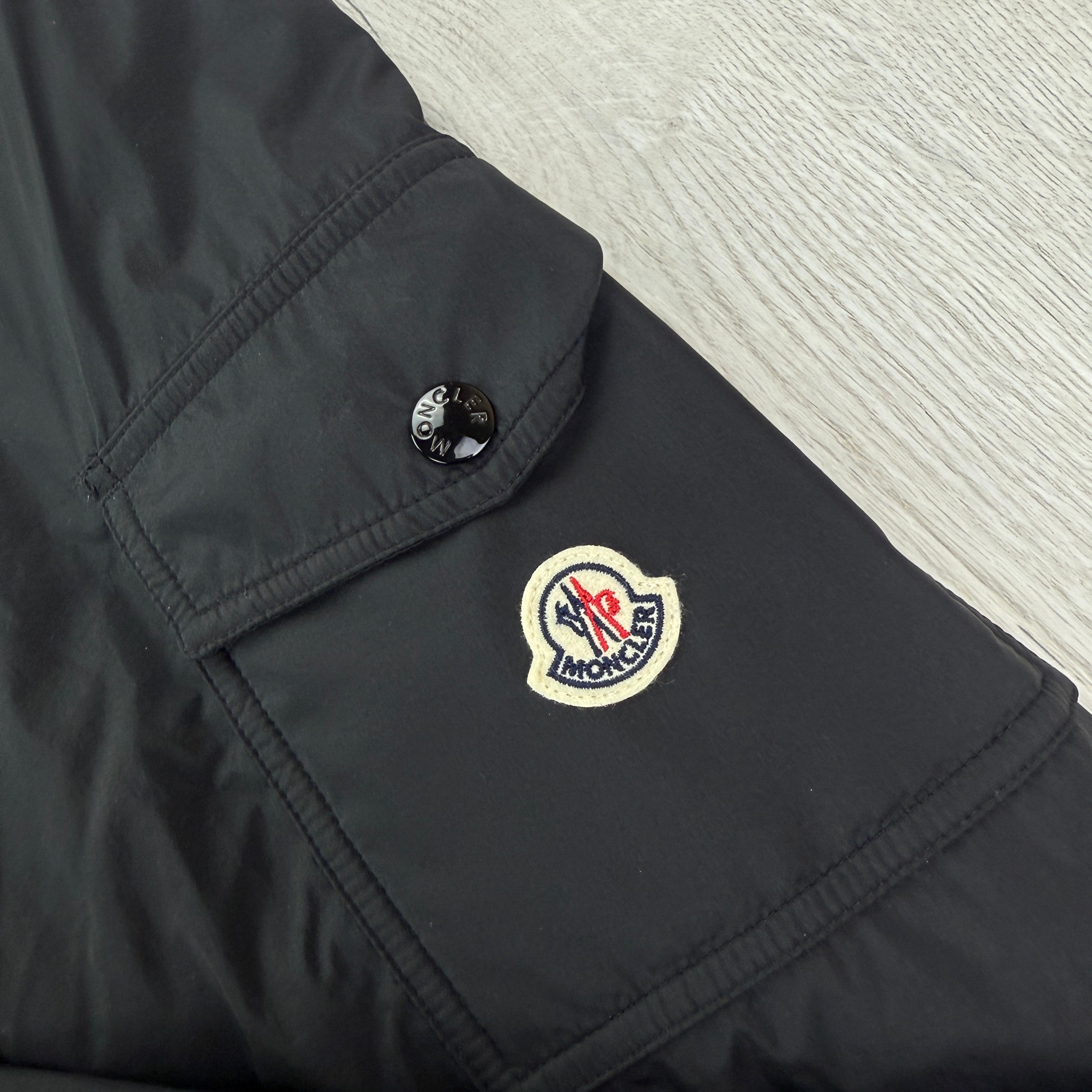 Moncler Men’s Monteynard Black Zip-up Jacket - Size 3