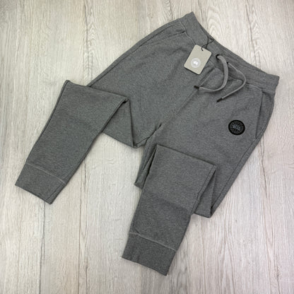 Canada Goose Men’s Black Badge Grey Joggers - Medium