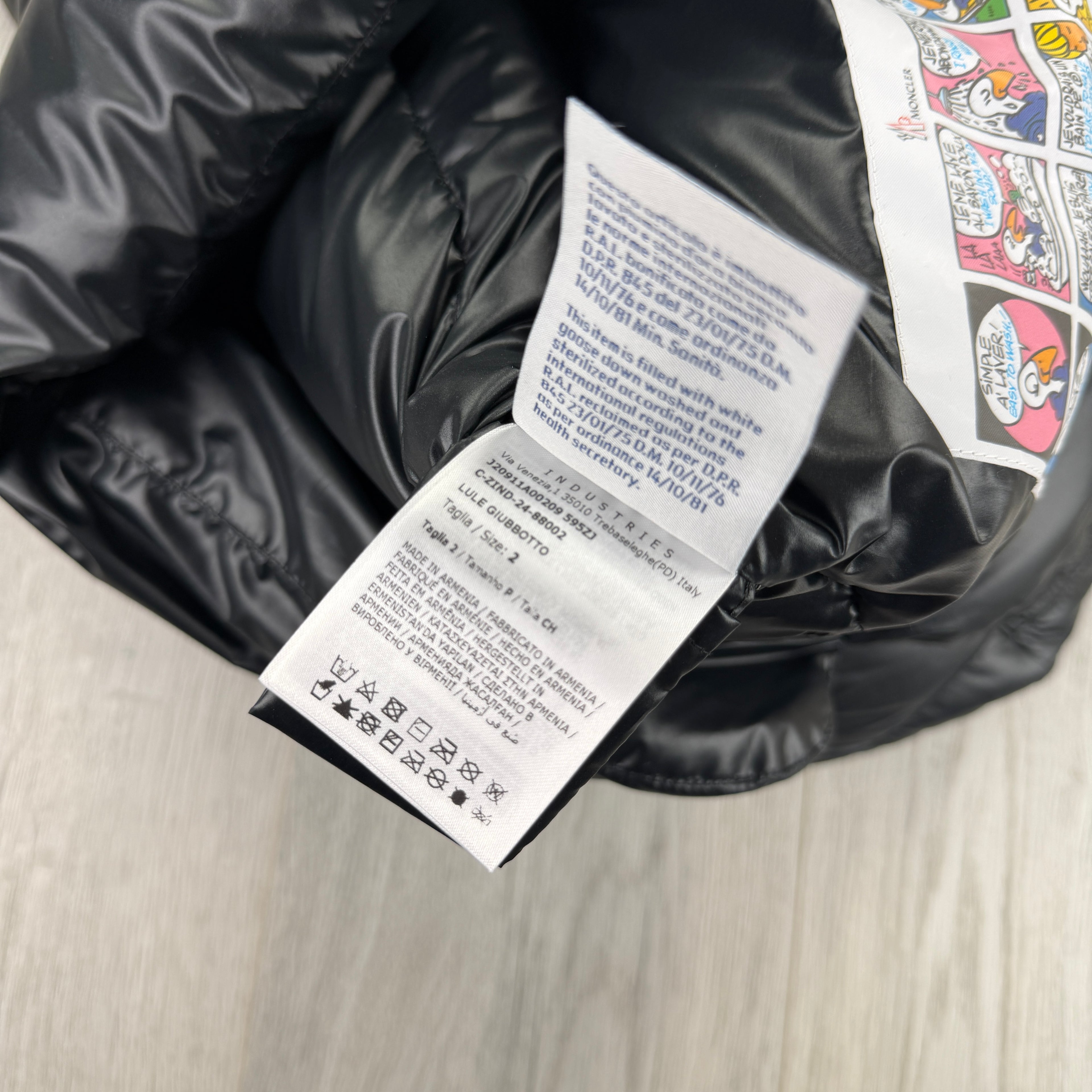 Moncler Men’s Lule Black Zip-up Down Jacket