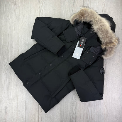 Canada Goose Men’s Black Badge Wyndham Parker Jacket - Medium