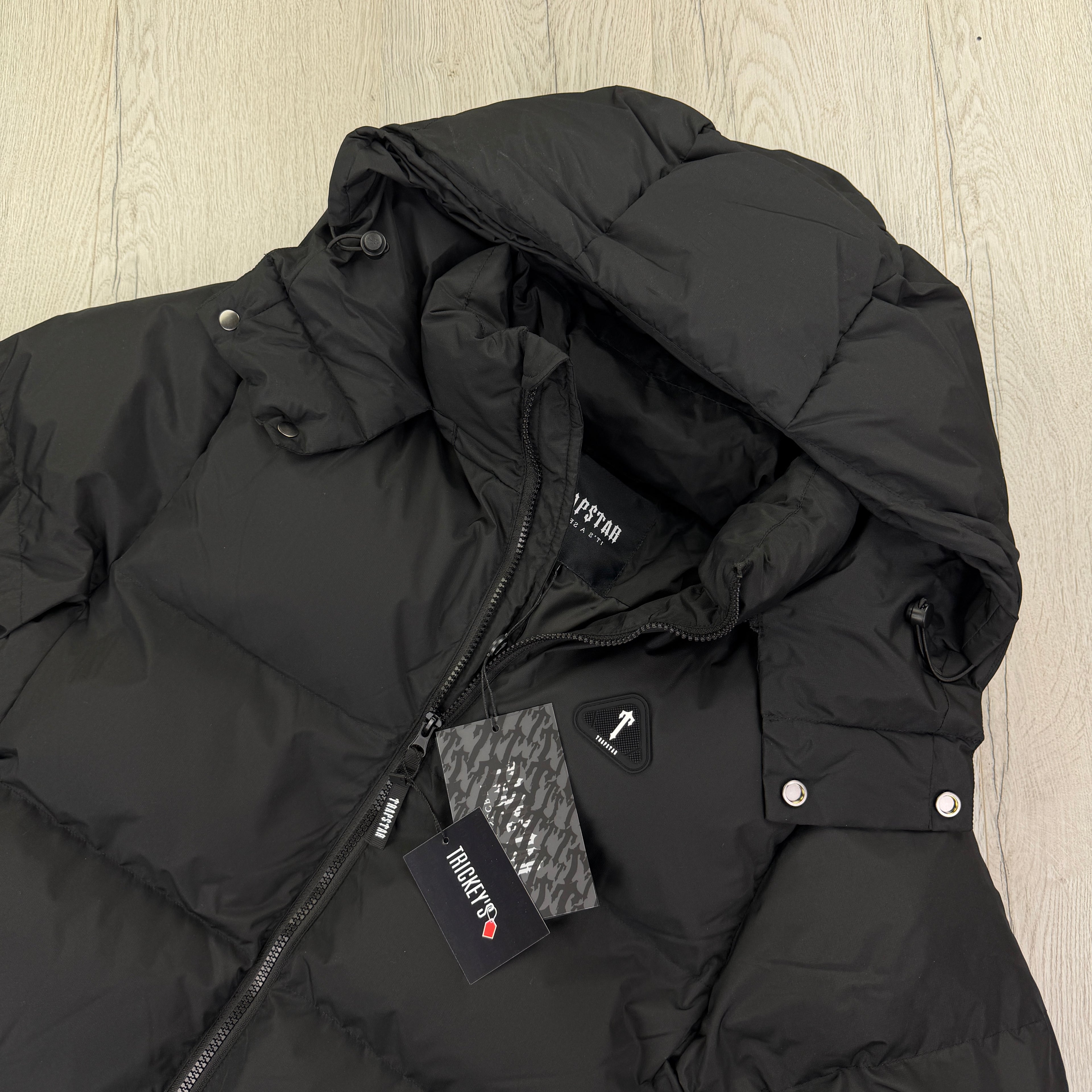 Trapstar Men’s Black AW 25 Irongate Arch Puffer Jacket