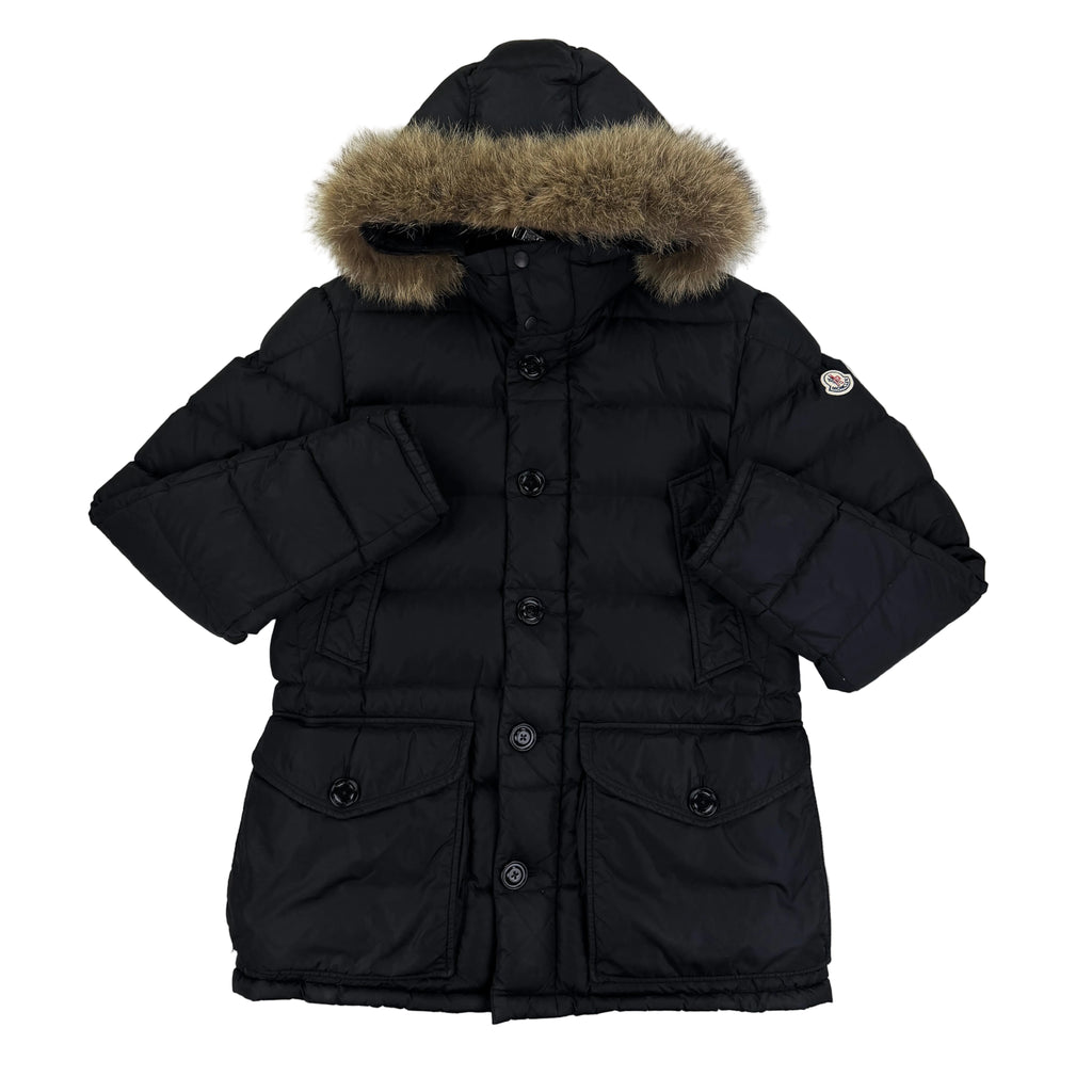 Moncler Men’s Cluny Giubnotto Black Down Jacket - Size 4