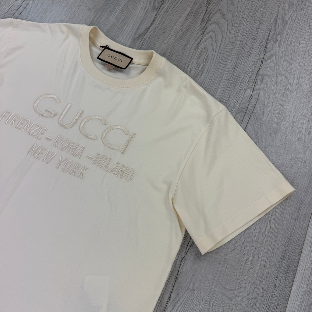 Gucci Men’s Beige T-shirt - Medium