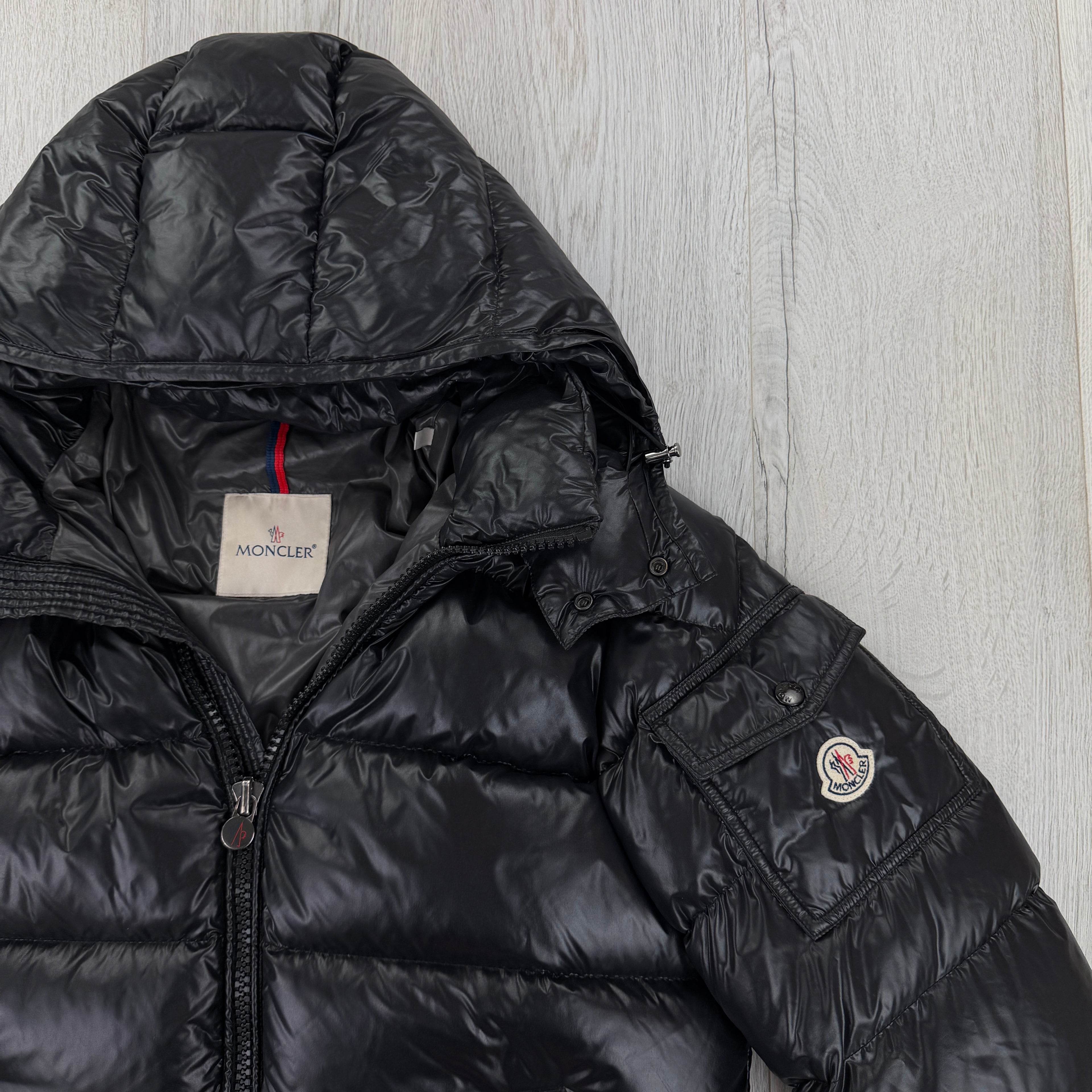 Moncler Men’s Black Maya Jacket - Size 3