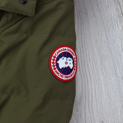 Canada Goose Men’s Khaki Green Wyndham Parker Jacket - Small Fusion