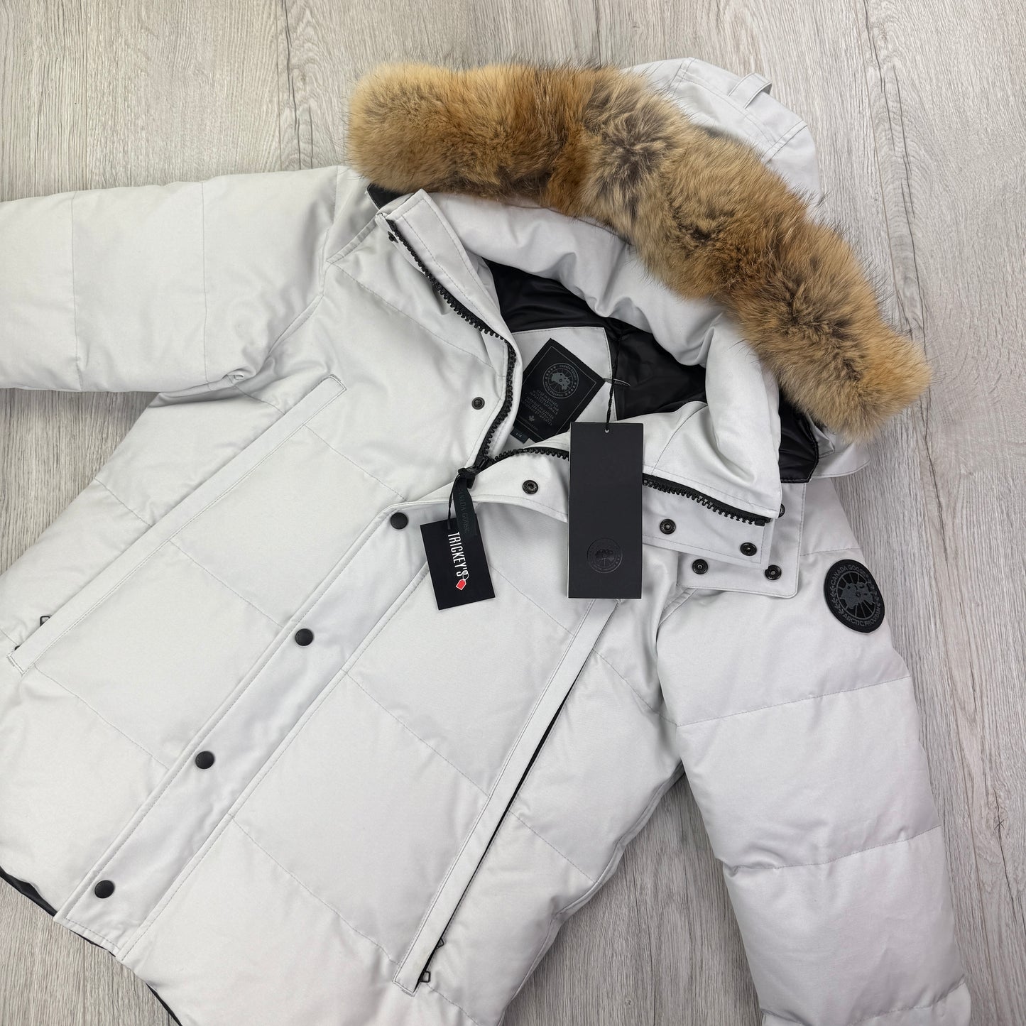 Canada Goose Men’s Silverburch Wyndham Black Badge Parker Jacket - Large