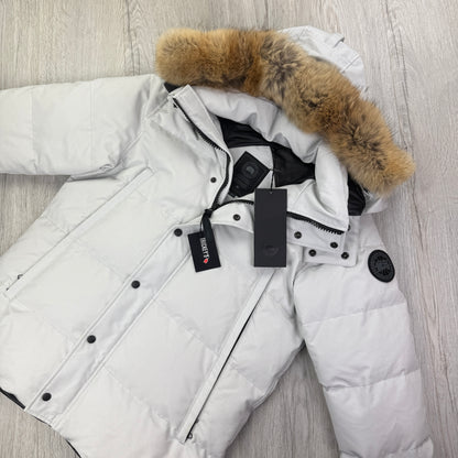 Canada Goose Men’s Silverburch Wyndham Black Badge Parker Jacket - Large