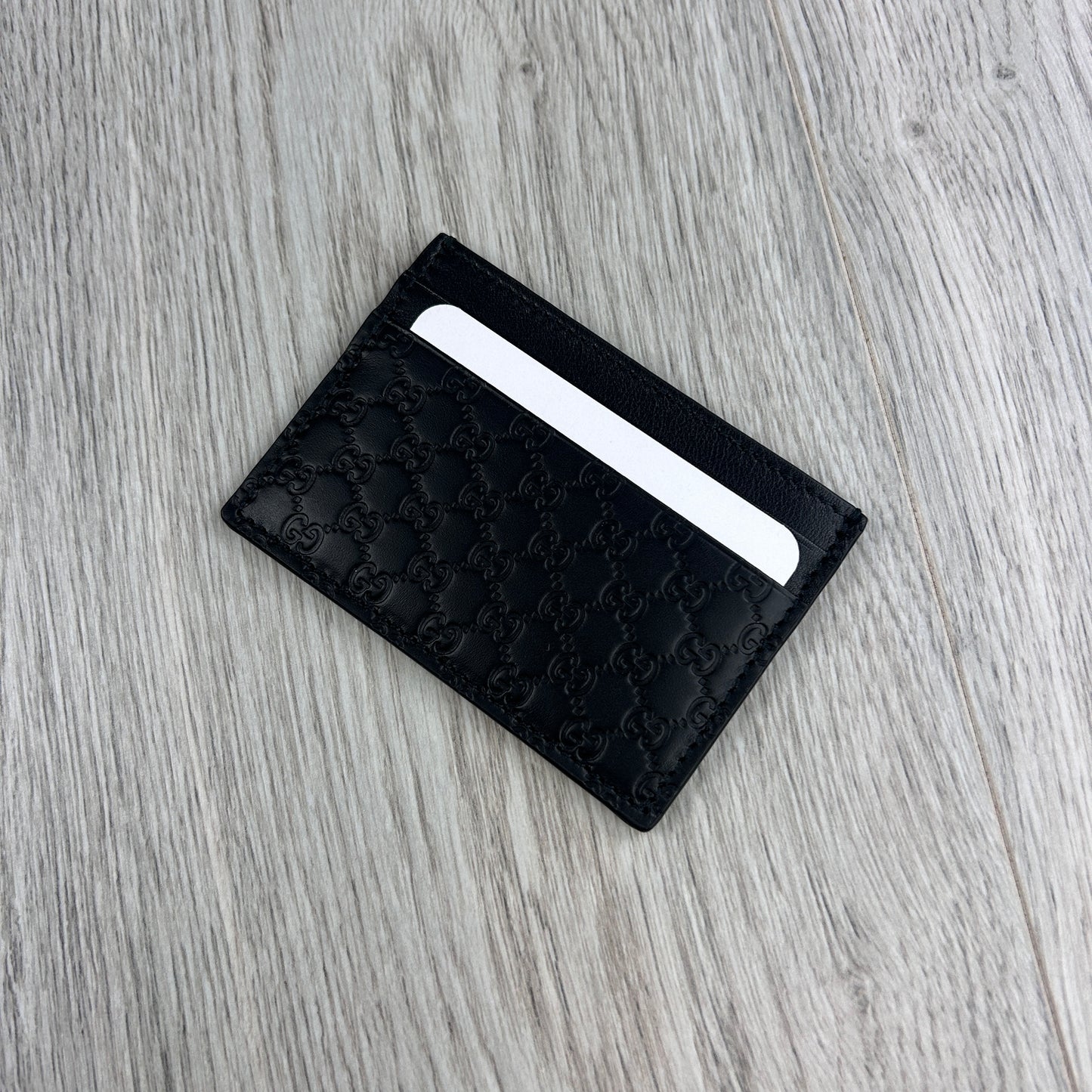 Gucci GG Interlocking Black Card Holder
