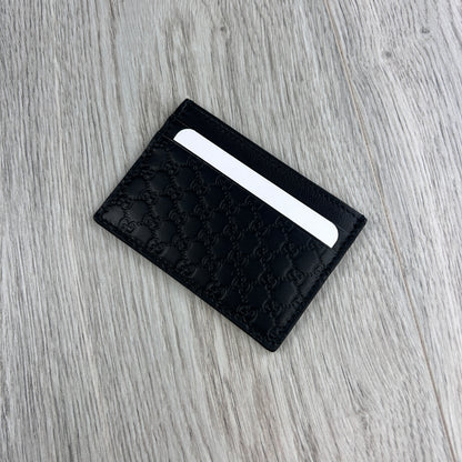 Gucci GG Interlocking Black Card Holder