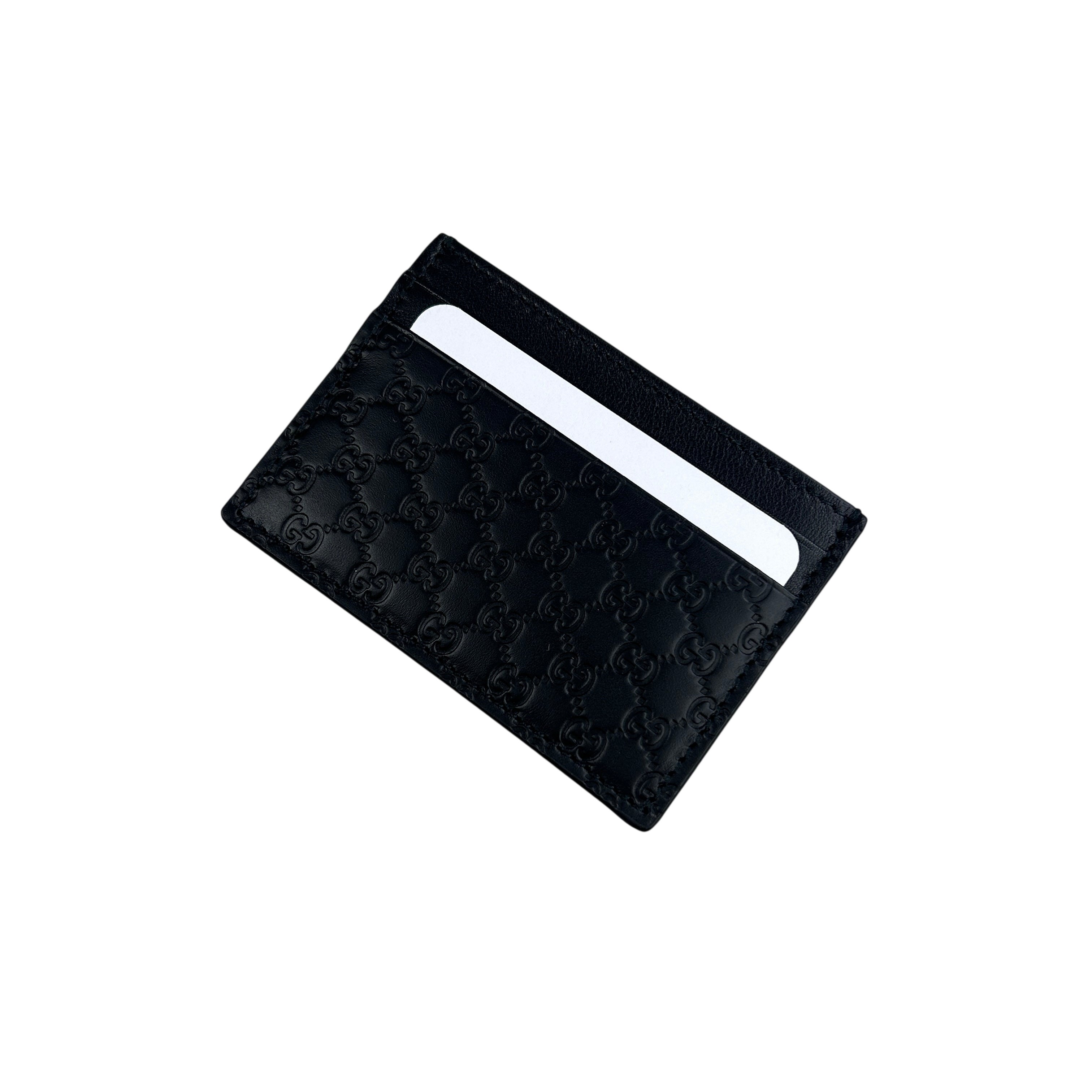 Gucci GG Interlocking Black Card Holder