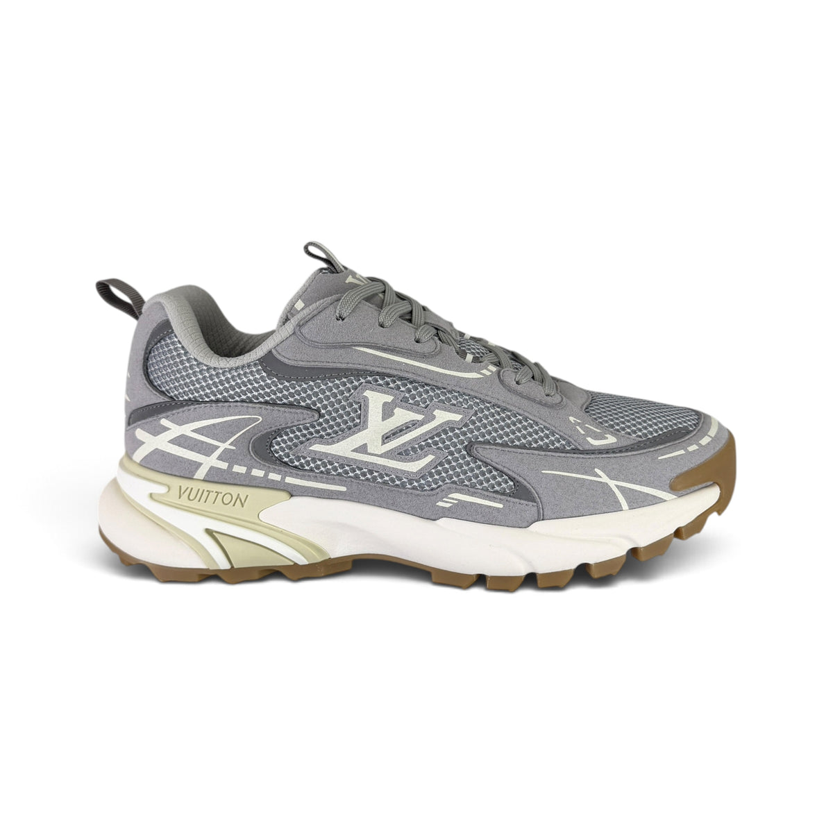 Louis Vuitton Men’s Grey Tactical Trainers - Uk 6 (Fit 7)
