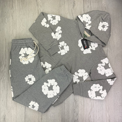 Denim Tears Men’s Grey Cotton Wreath Full Tracksuit