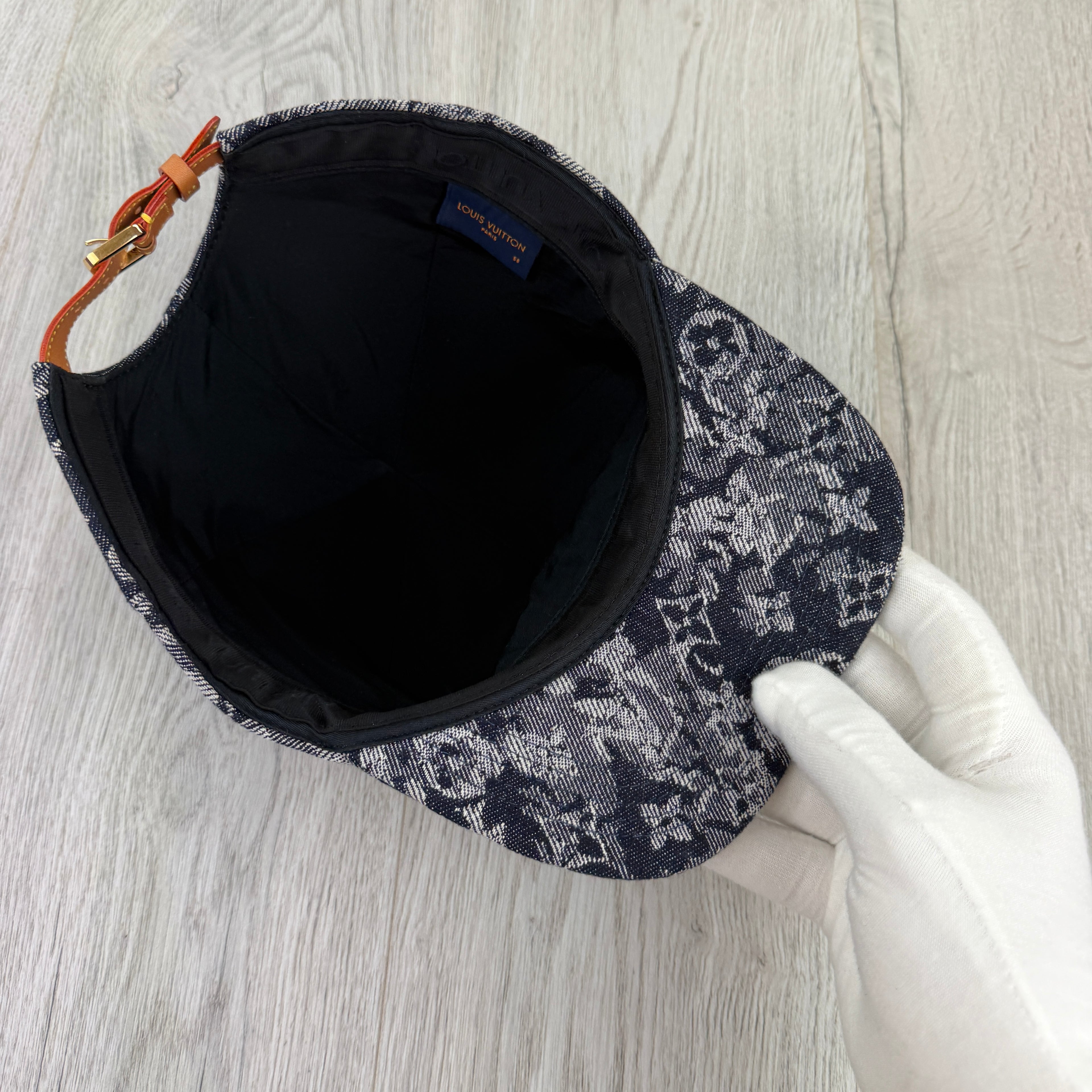 Louis Vuitton Men’s Tapestry Monogram Flat Hat - 58