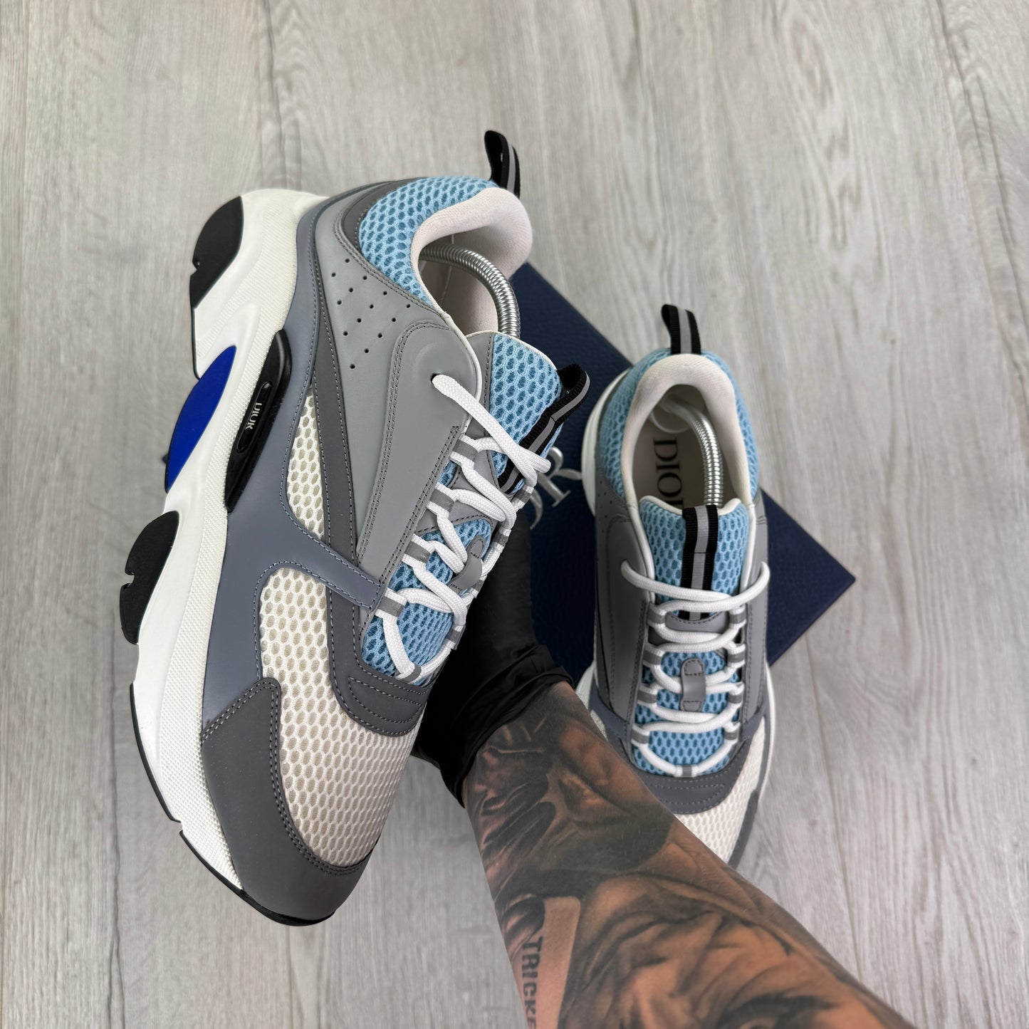 Dior B22 Men’s Baby Blue Runners - 45 (Fit Uk 10/10.5)