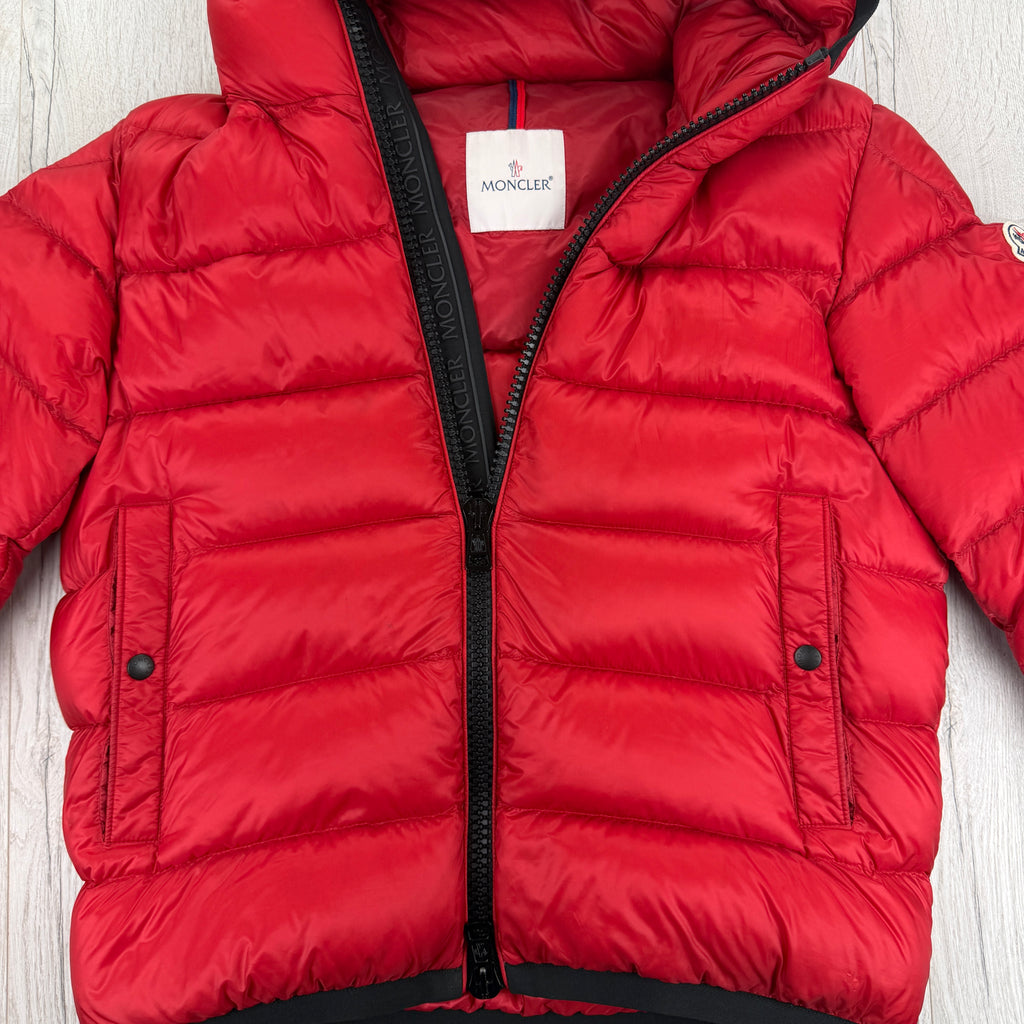 Moncler Myosotis Giubbotto Men’s Red Puffer Jacket - Size 3