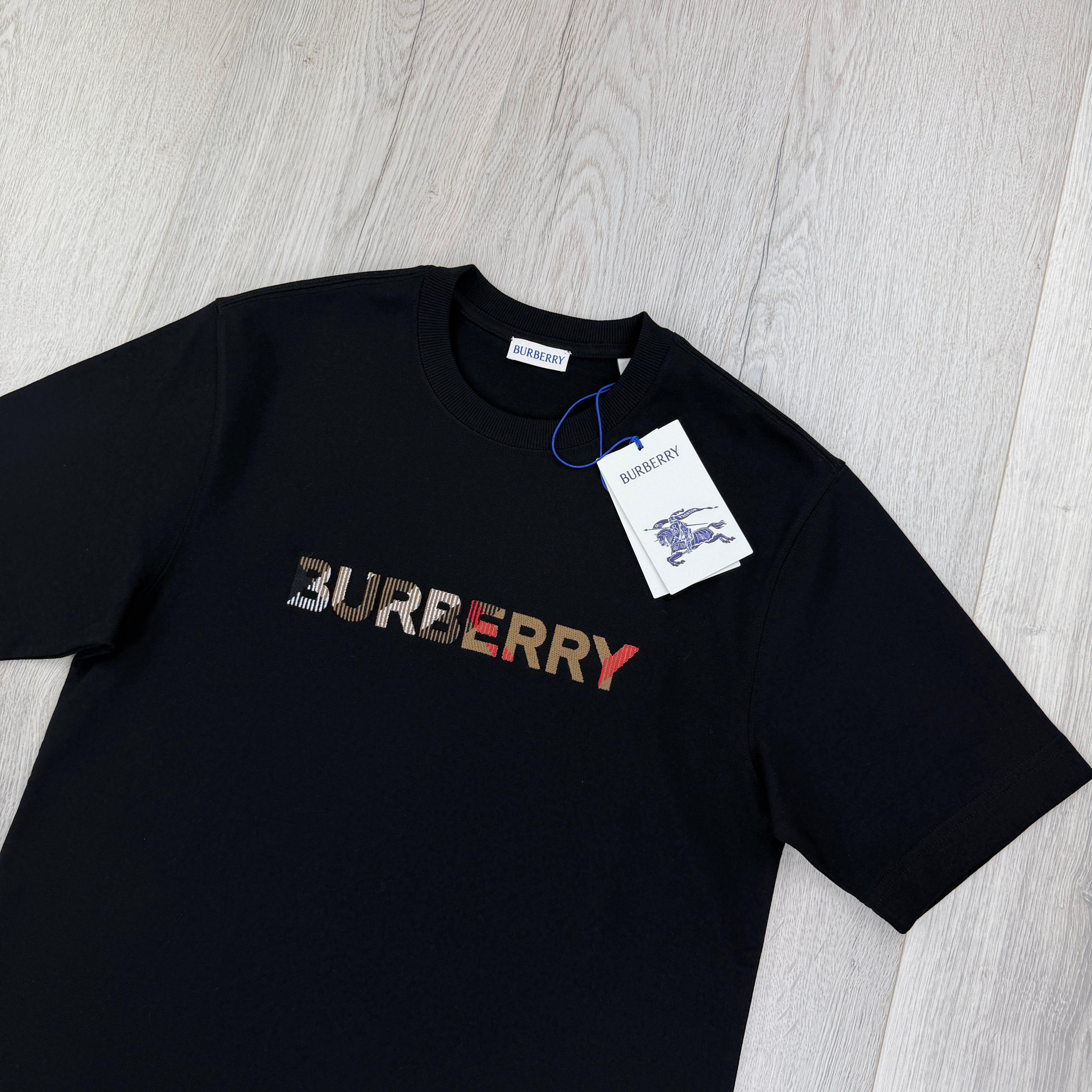 Burberry Men’s Black T-shirt - XS (Fit Small)