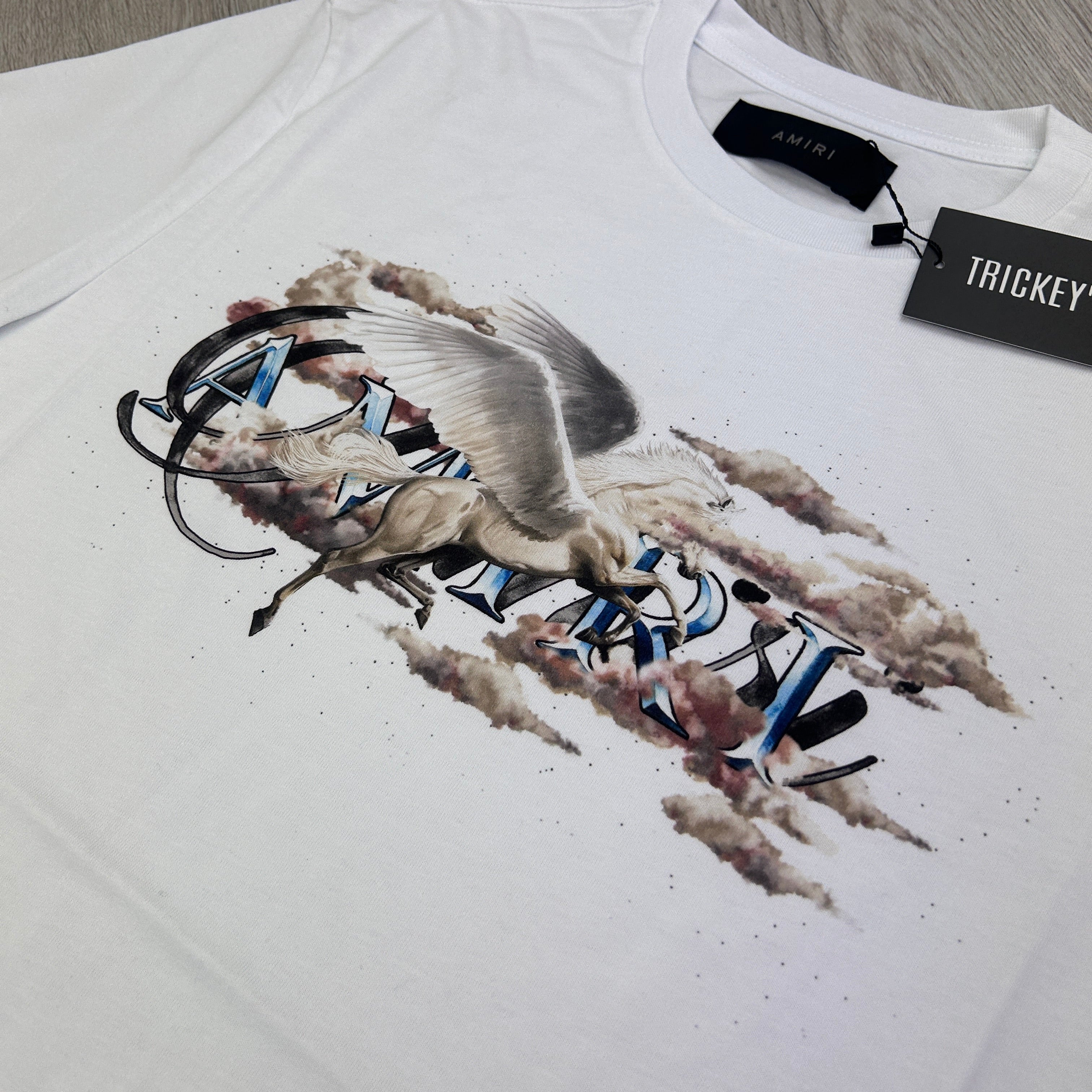 Amiri Men’s Pegasus White T-shirt