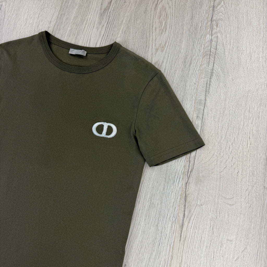 Christian Dior Men’s Khaki Green T-shirt - XS