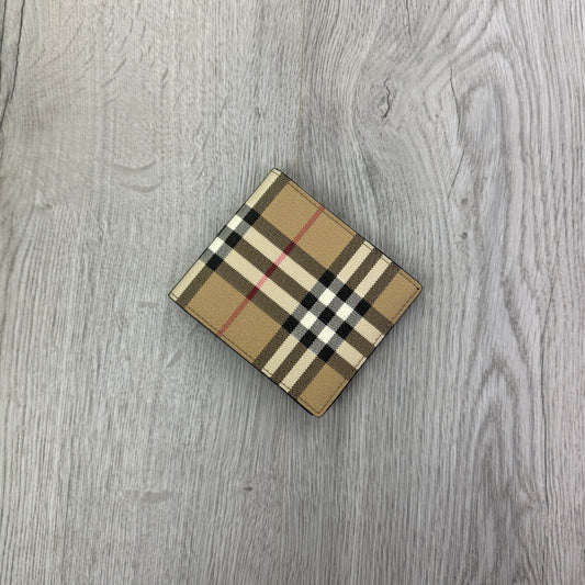 Burberry Men’s Vintage Check Bifold Wallet